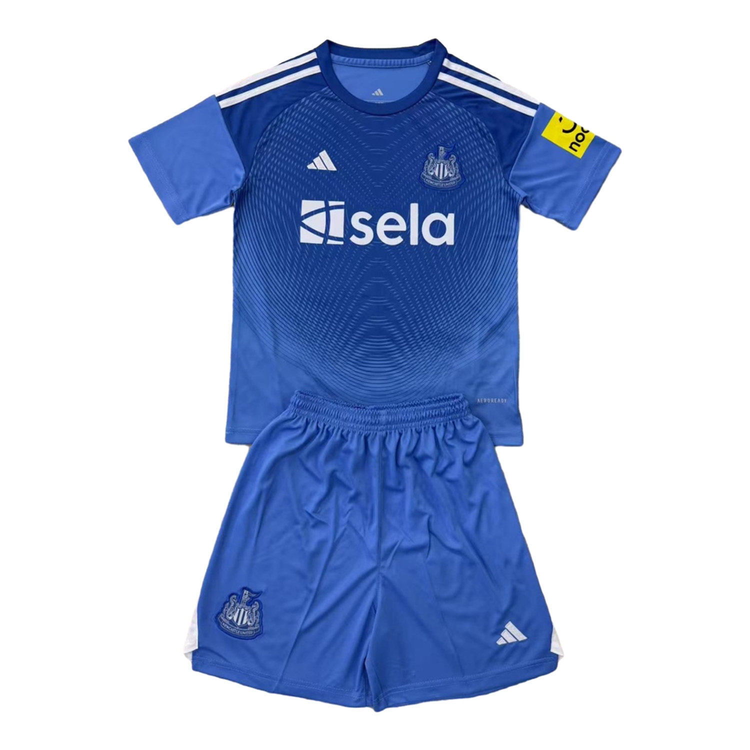 AlphaJersey-Newcastle United 25-26 Blue Goalkeeper Men's Adult Jersey Set - Fans Version