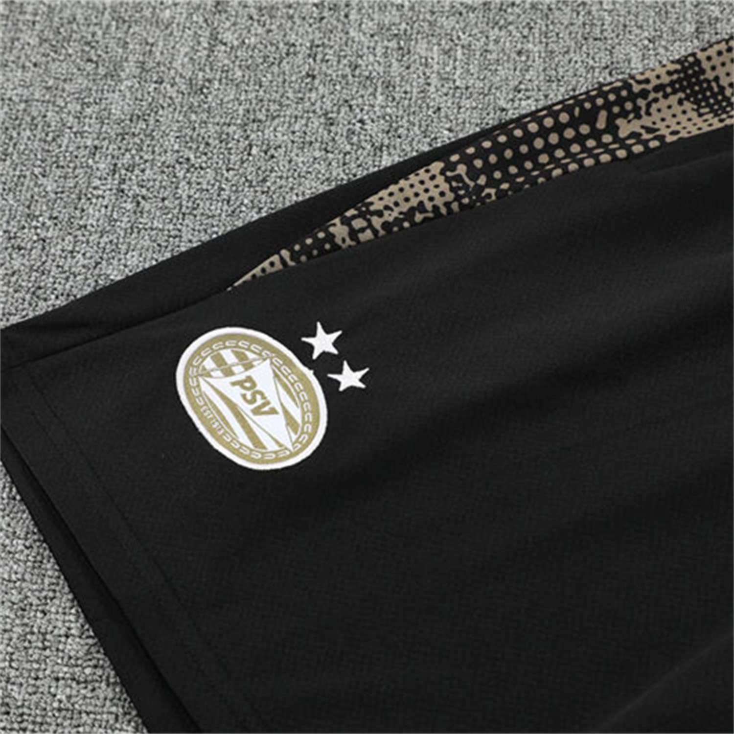AlphaJersey-PSV Eindhoven 25-26 Kids Short-Sleeve Training Set - Army Green Top & Black Shorts