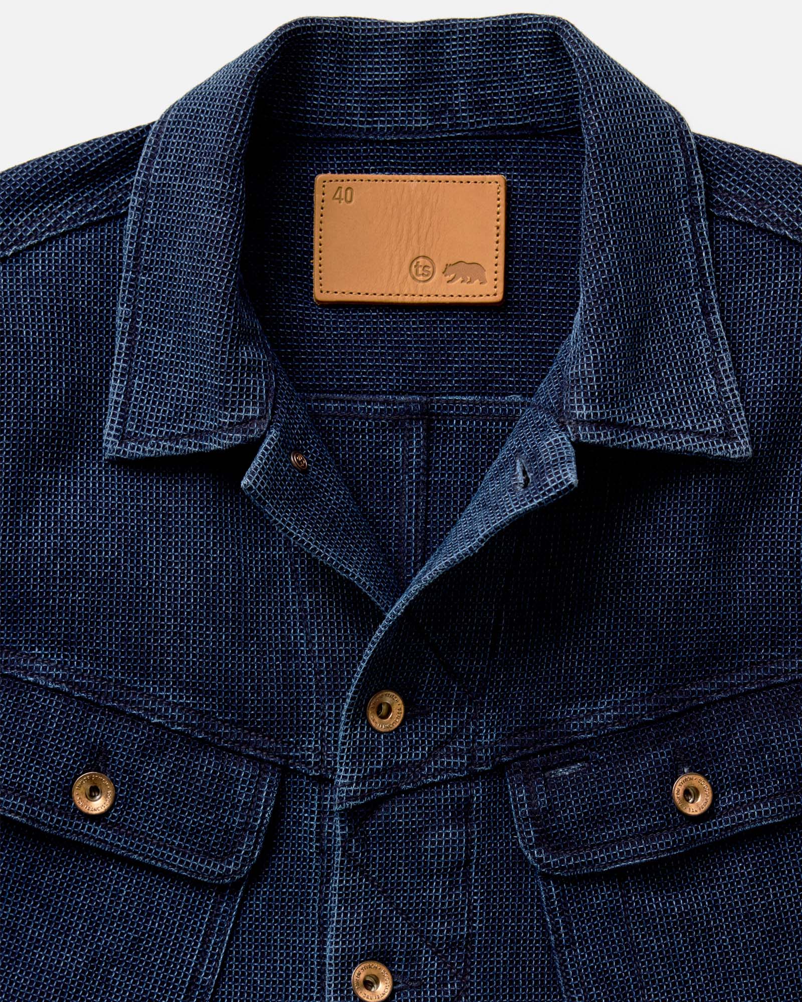 The Long Haul Jacket in Rinsed Indigo Waffle | Modern Menswear by yycbvcnbmmnbm