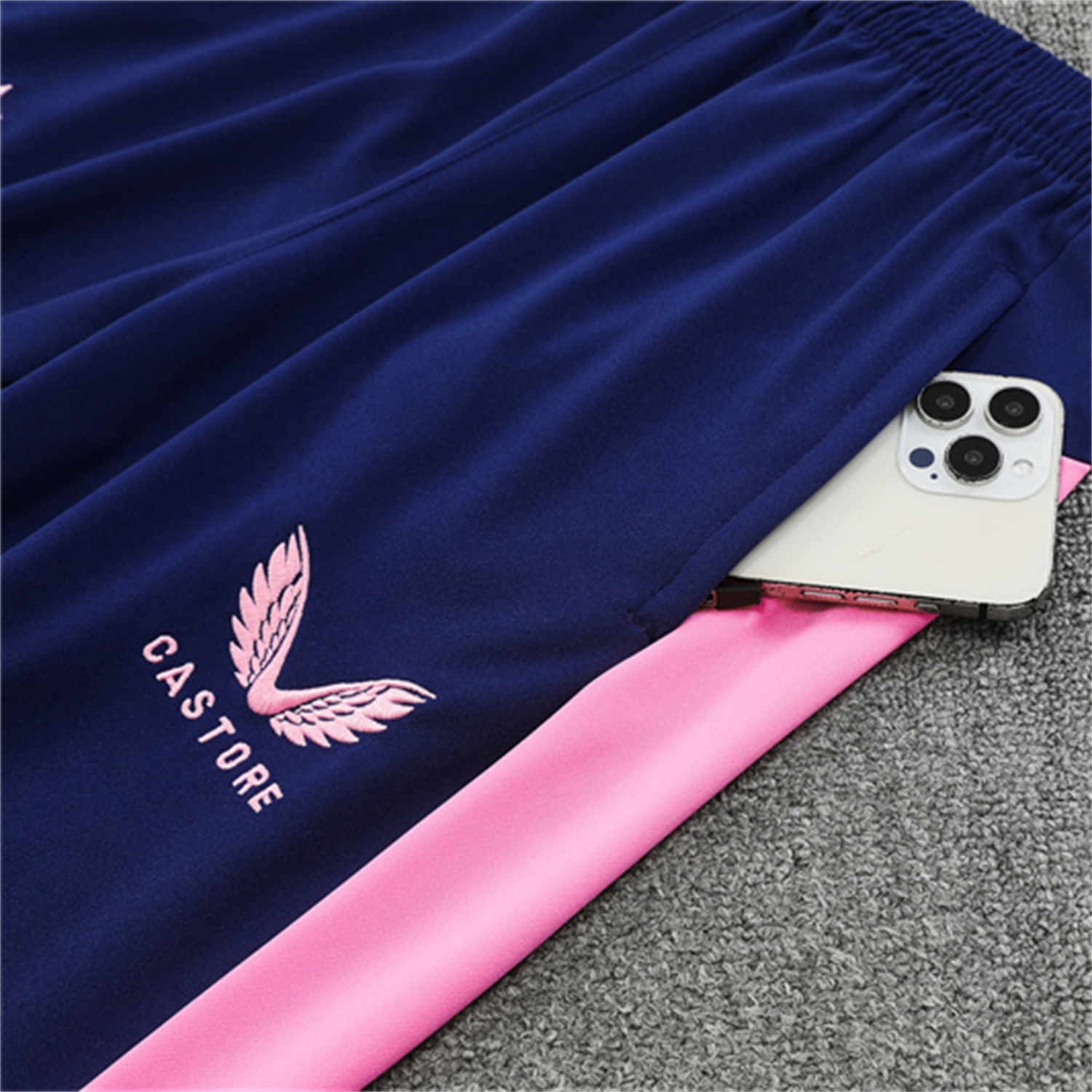 AlphaJersey-Feyenoord 25-26 Kids Long Sleeve Training Set - Royal Blue Top & Royal Blue Pants