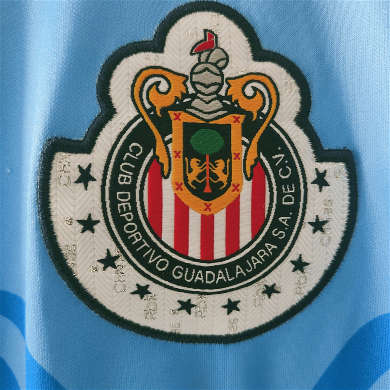 AlphaJersey-Retro Chivas de Guadalajara 2006-07 Blue Goalkeeper Long Sleeves Jersey