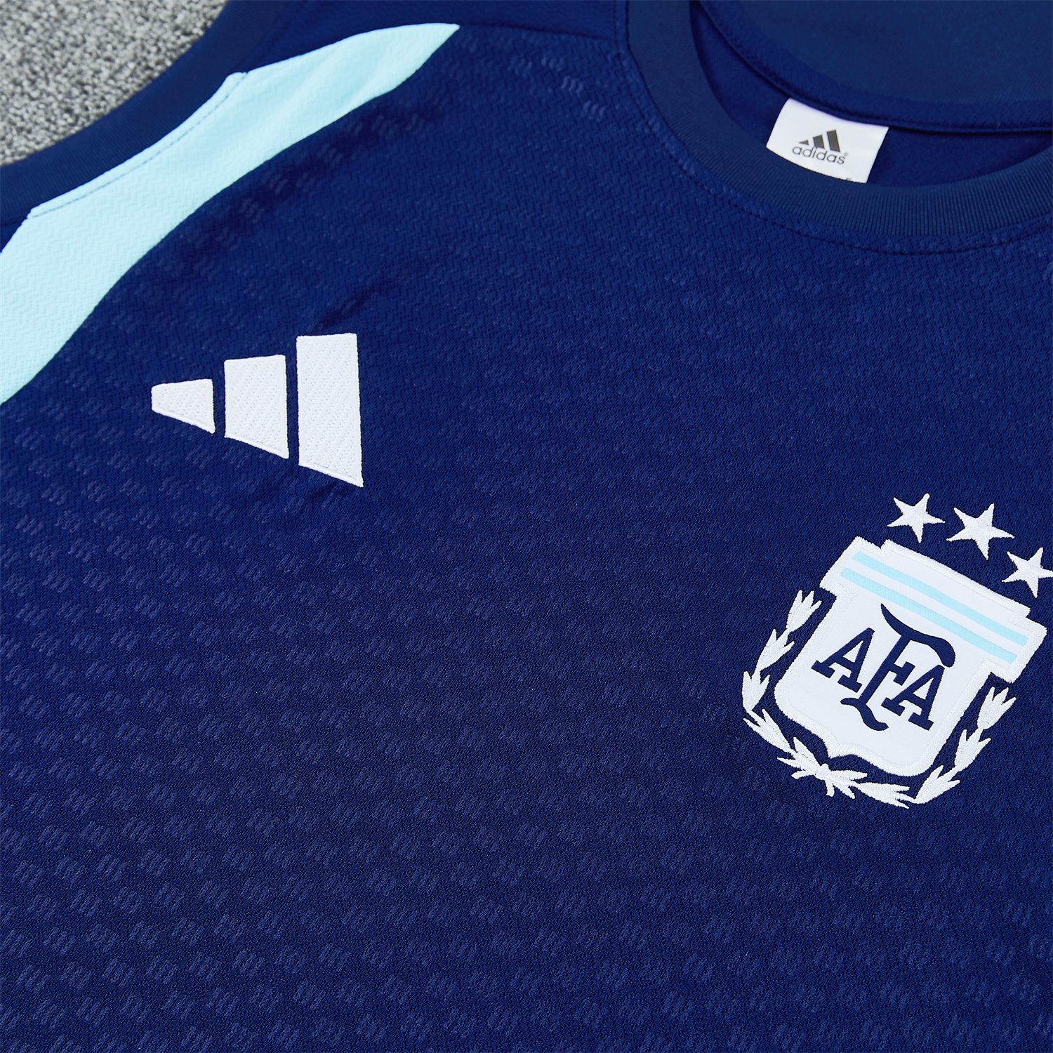 AlphaJersey-Argentina 2026 Vest Training Set - Dark Blue Vest and Shorts