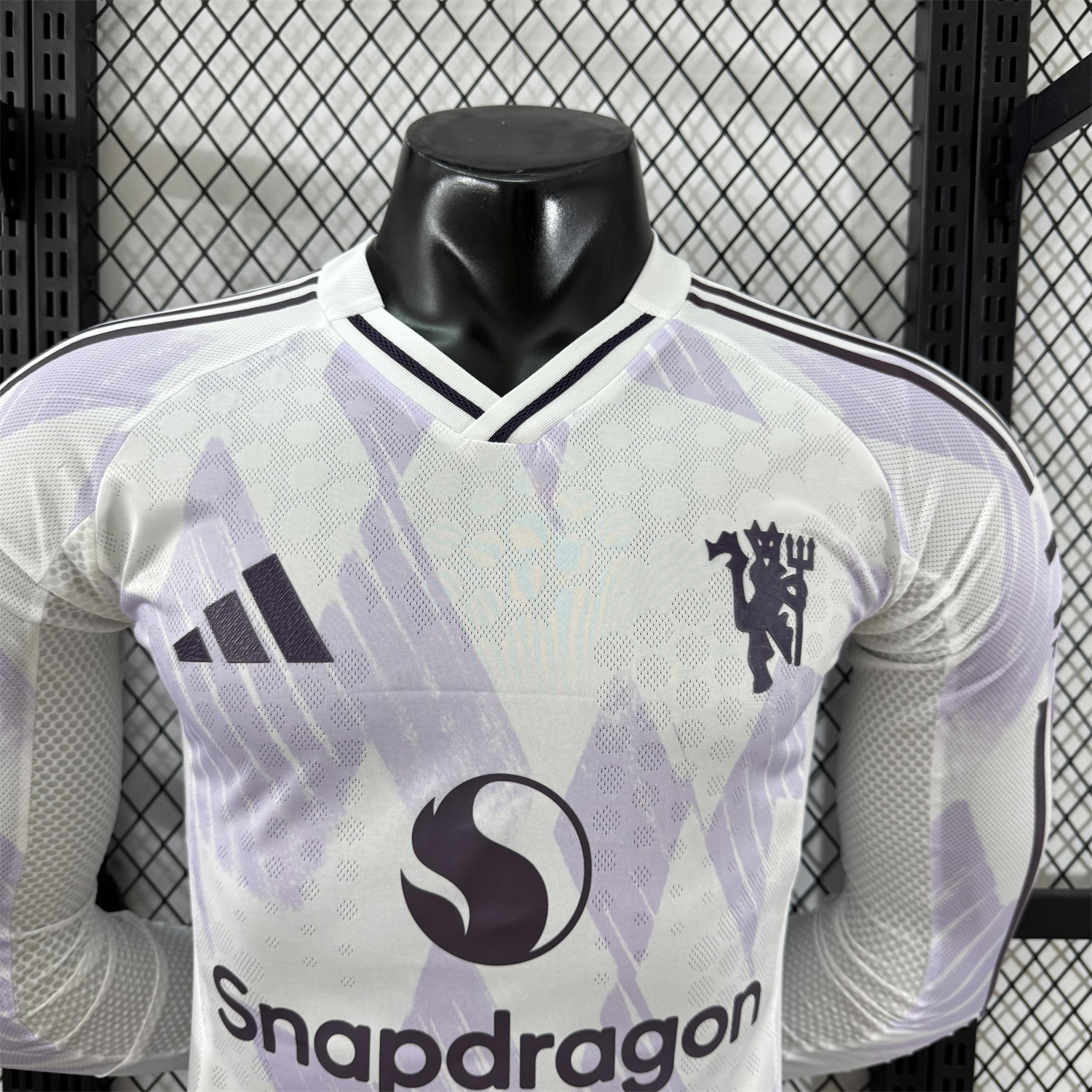 AlphaJersey-Manchester United 25-26 Away Long Sleeves Jersey - Player Version