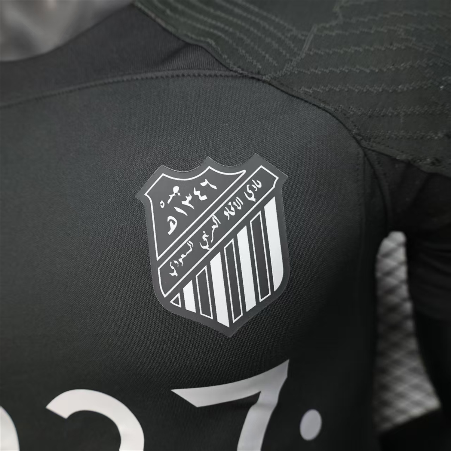 AlphaJersey-Al Ittihad Jeddah United 25-26 Silver 1927 Anniversary Black Jersey - Player Version