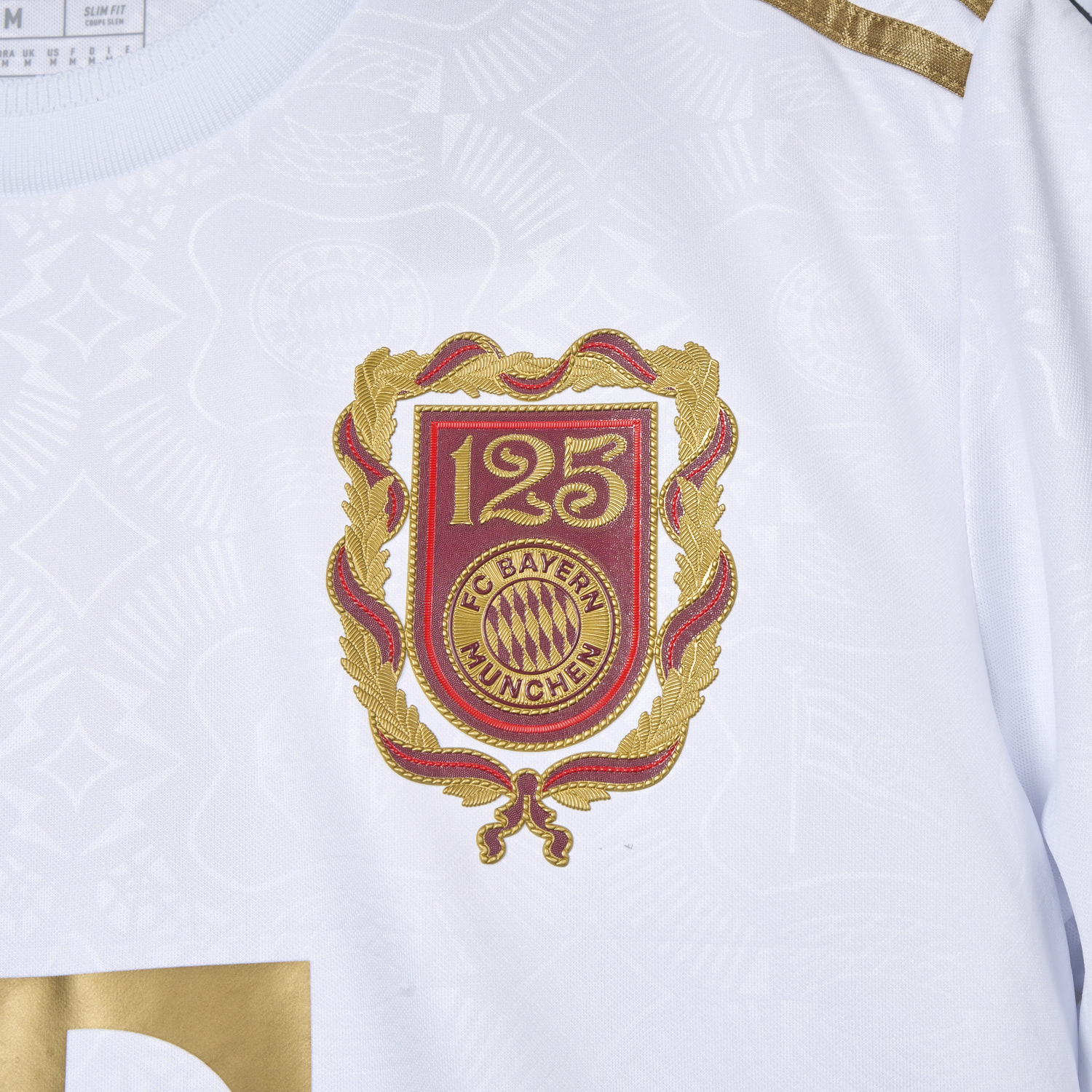 AlphaJersey-Bayern Munich 2025 White 125th Anniversary Jersey - Fans Version