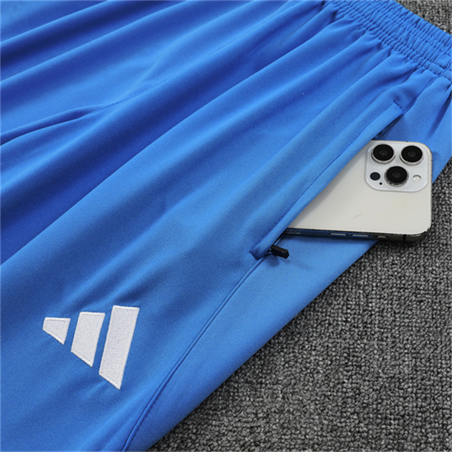 AlphaJersey-Real Madrid 25-26 Kids Long Sleeve Training Set - Bright Blue Top & Pants