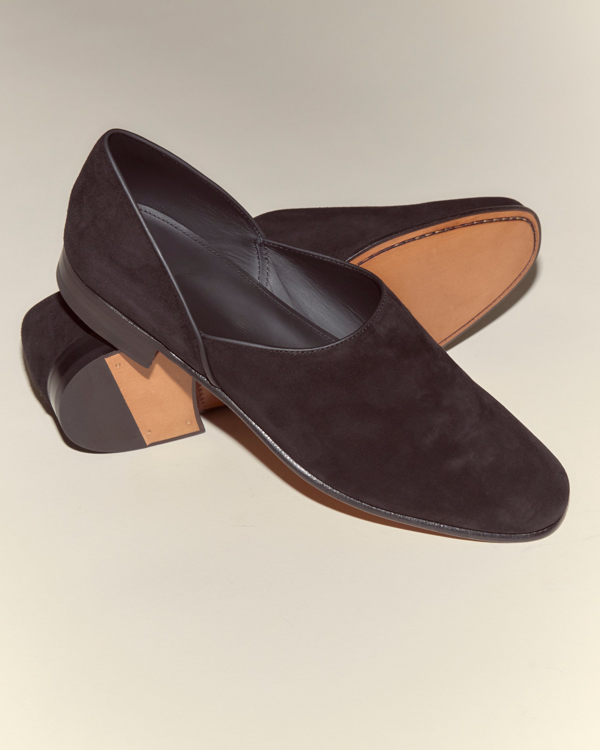 Suede House Shoes - Black | Modern Menswear by yycbvcnbmmnbm