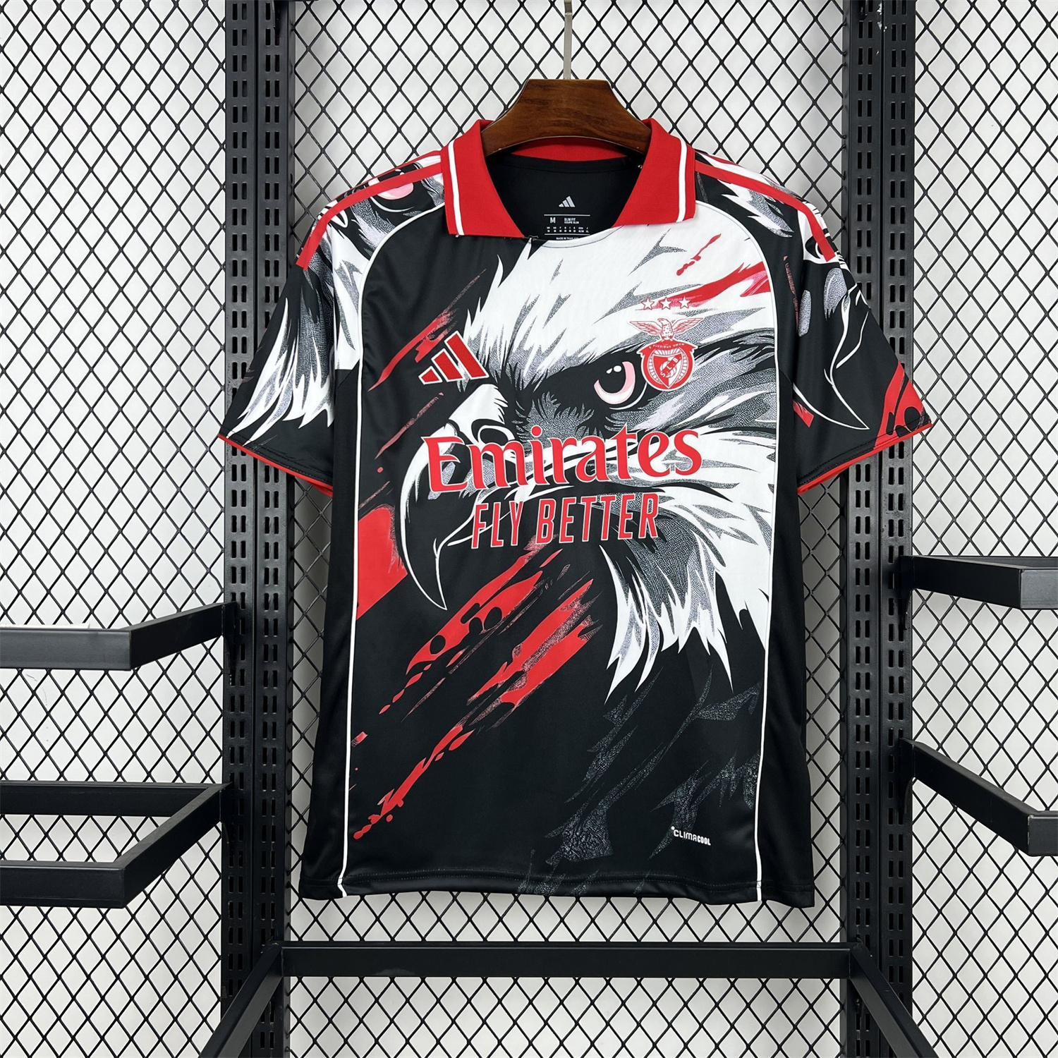 AlphaJersey-Benfica 25-26 White Eagle Black Special Jersey - Fans Version