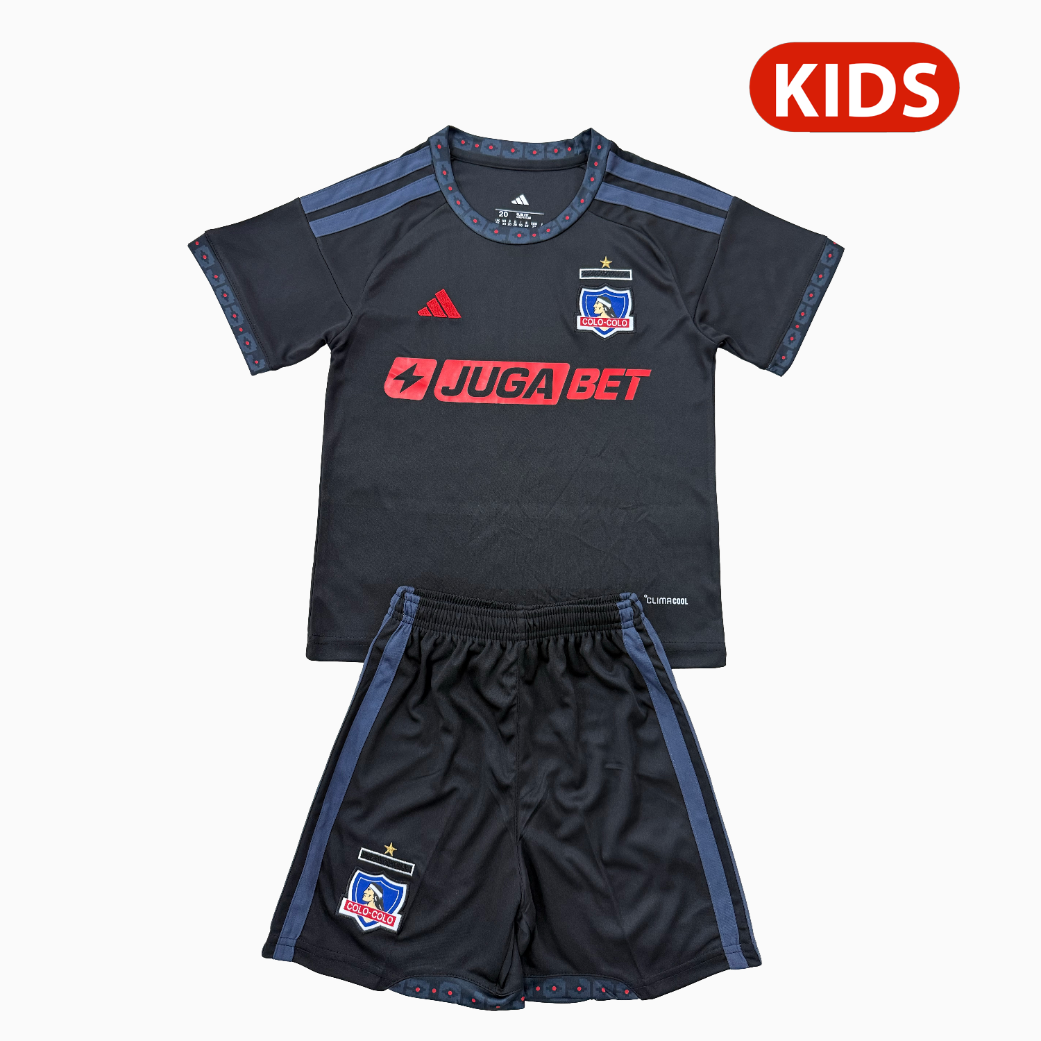 AJ-AlphaJersey-Colo Colo 26-27 Away Kids Kit