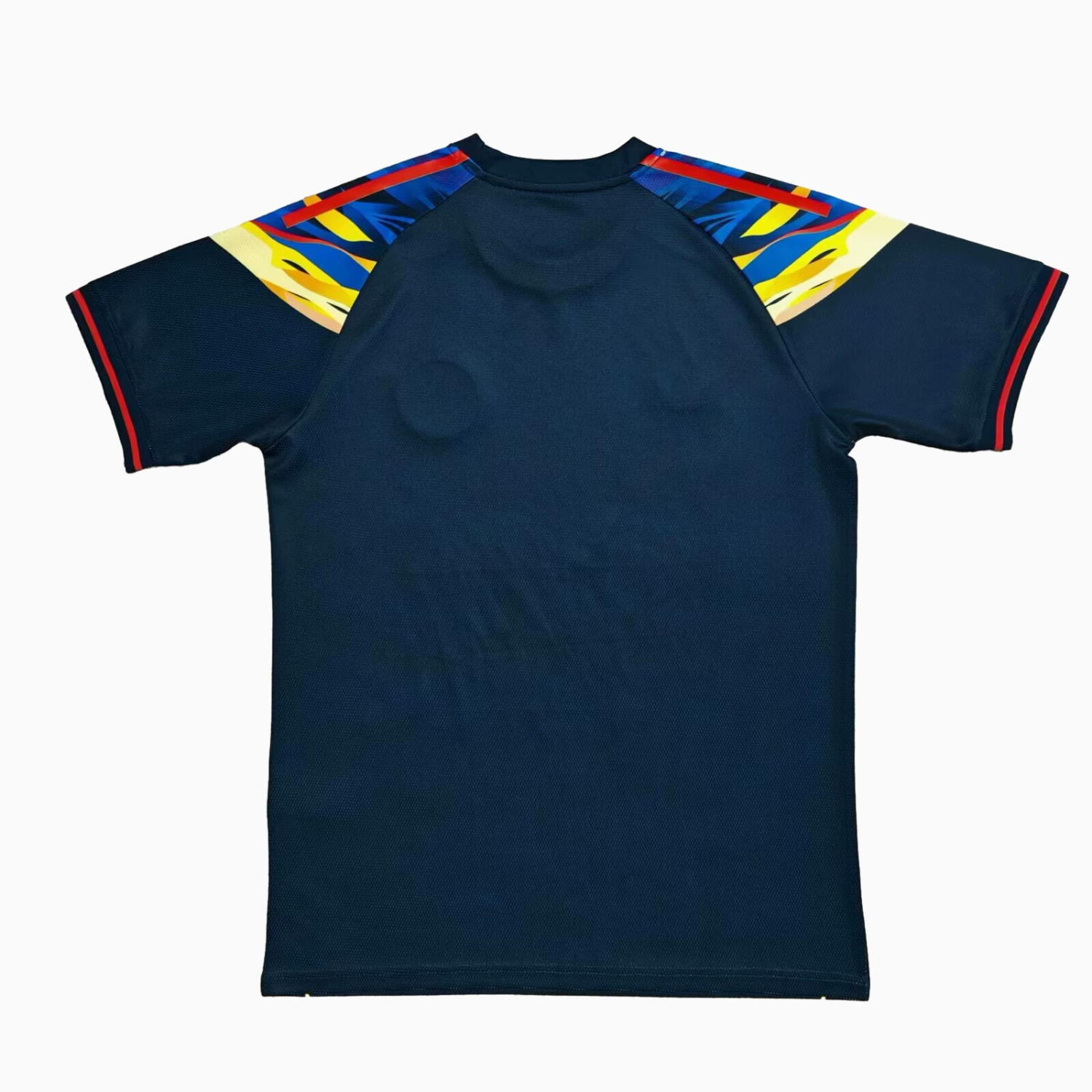 AlphaJersey-Club América 25-26 V-Shaped Camouflage Pattern Deep Blue Jersey - Fans Version