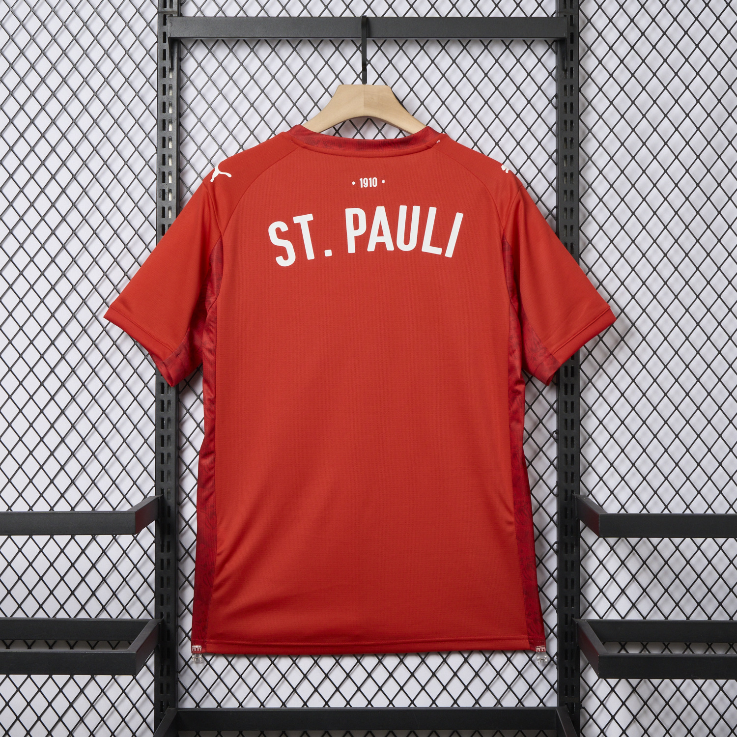 AlphaJersey-St. Pauli 25-26 Fourth Red Jersey - Fans Version