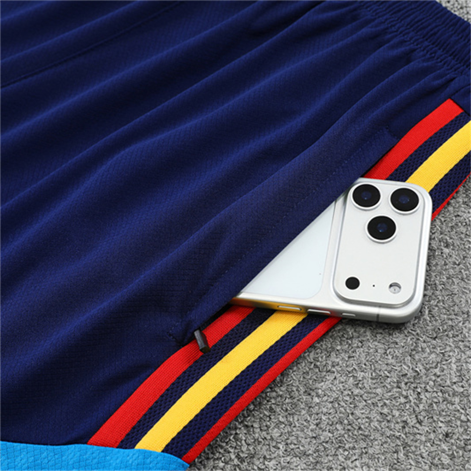 AlphaJersey-Spain 2026 Short-Sleeve Training Set - Lake Blue Top & Shorts