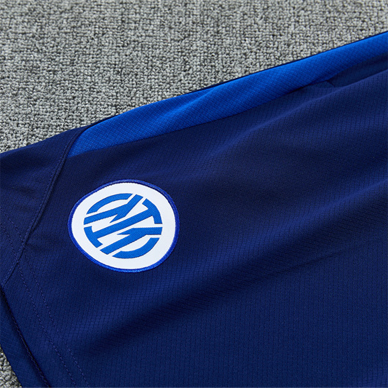 AlphaJersey-Inter Milan 26-27 Short-Sleeve Training Set - Ocean Blue Top & Deep Blue Shorts