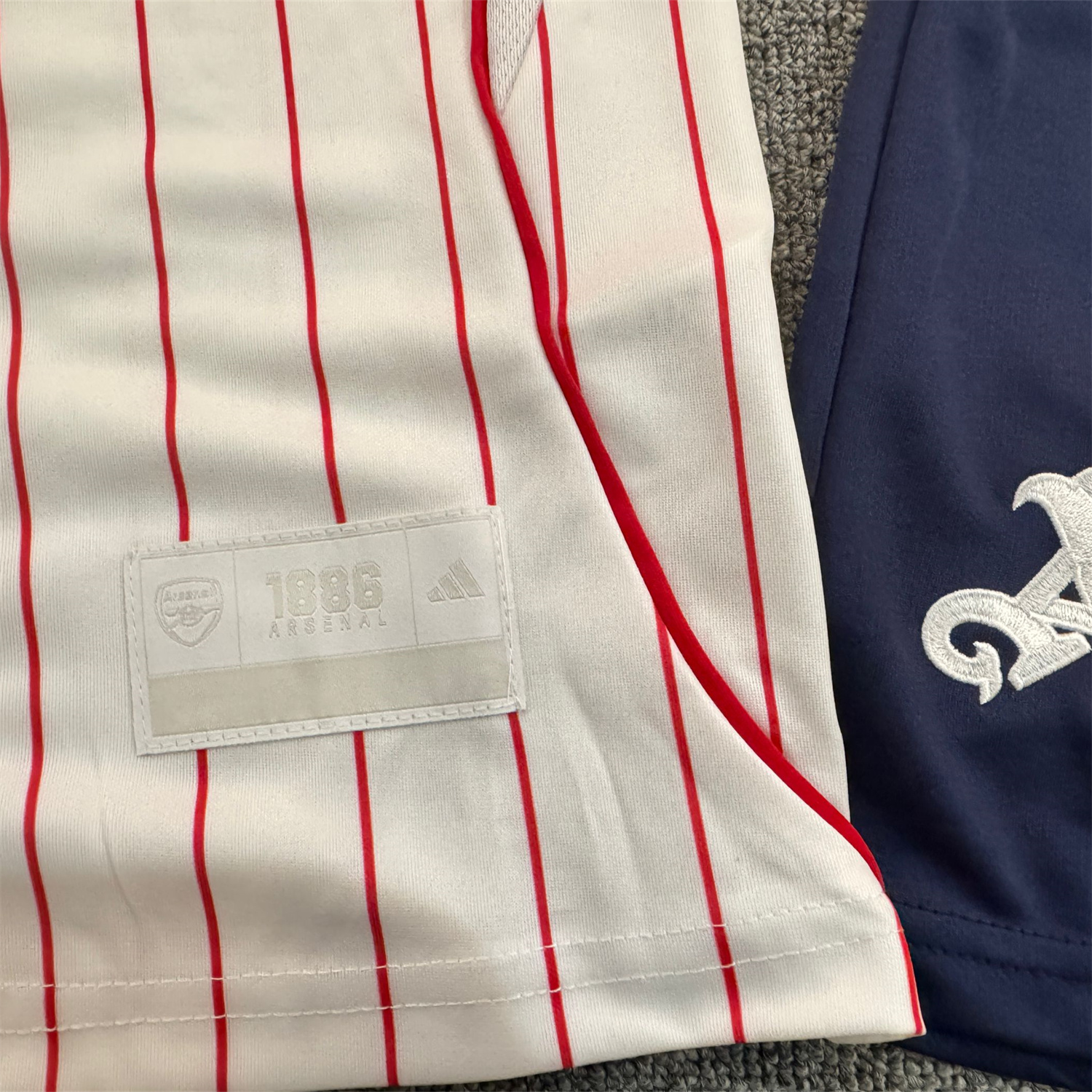 AlphaJersey-Arsenal 25-26 White Baseball Kids Kit - Player Version