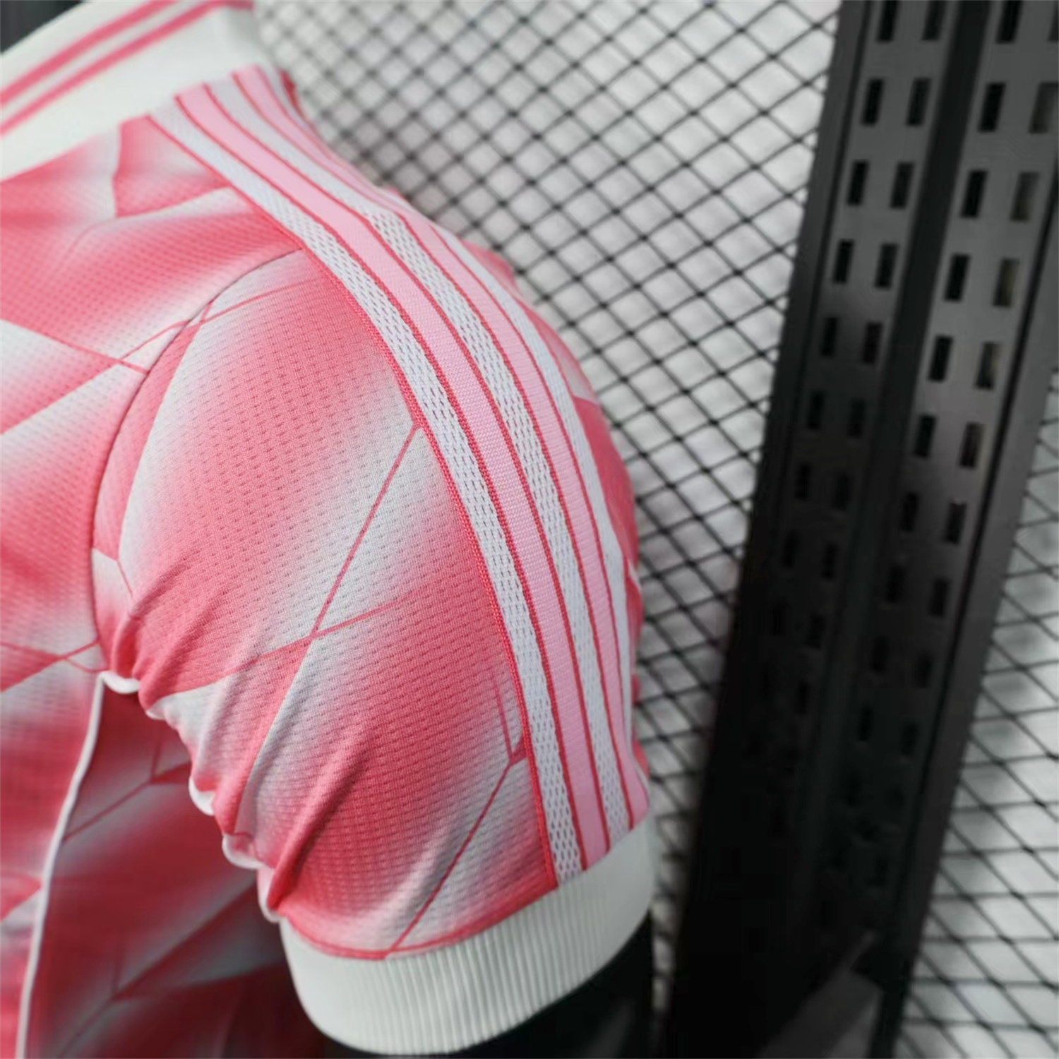 AlphaJersey-Real Madrid 25-26 Refracted Pink Light White Special Jersey - Player Version