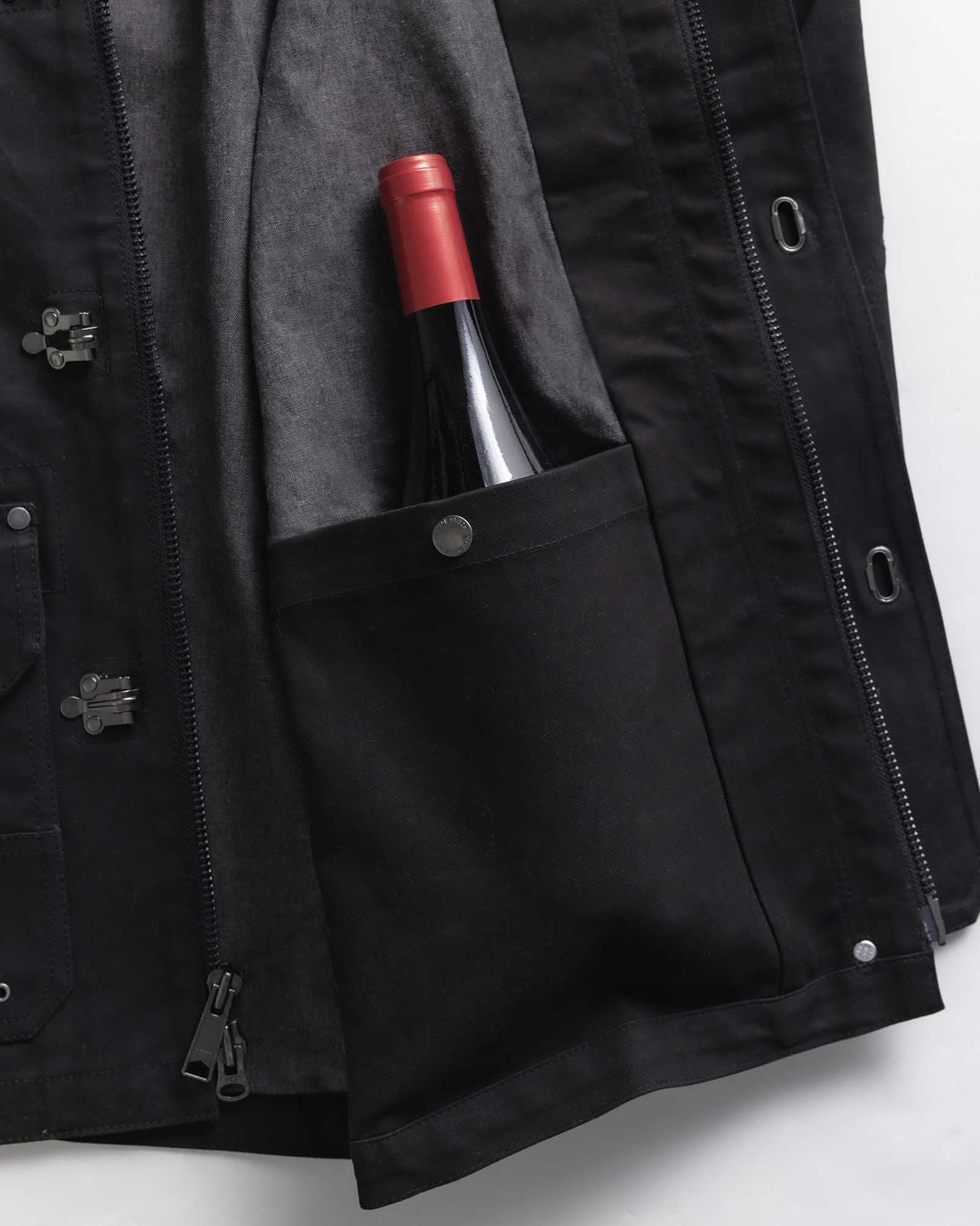 The Cinder Jacket in Coal Dry Wax | Modern Menswear by yycbvcnbmmnbm