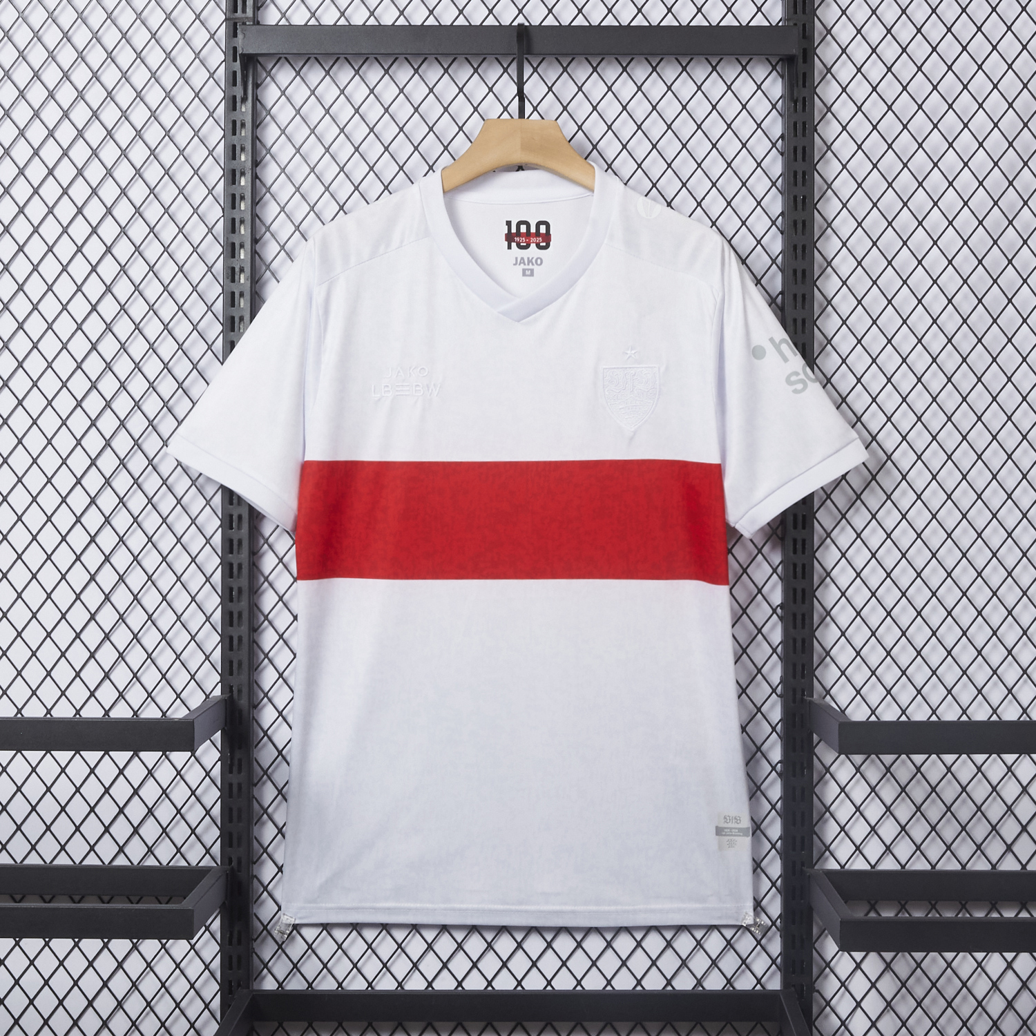 AlphaJersey-【Embroidered Team Badge】Stuttgart 25-26 100th Anniversary Jersey - Fans Version