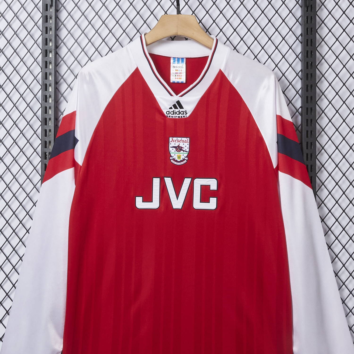 AlphaJersey-Retro Arsenal 92-94 Home Long Sleeves Jersey