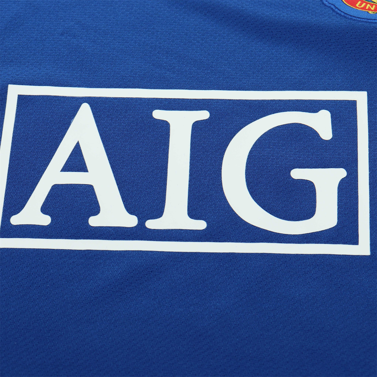 AlphaJersey-Retro Manchester United 2008-09 Third Long Sleeves Kids Kit