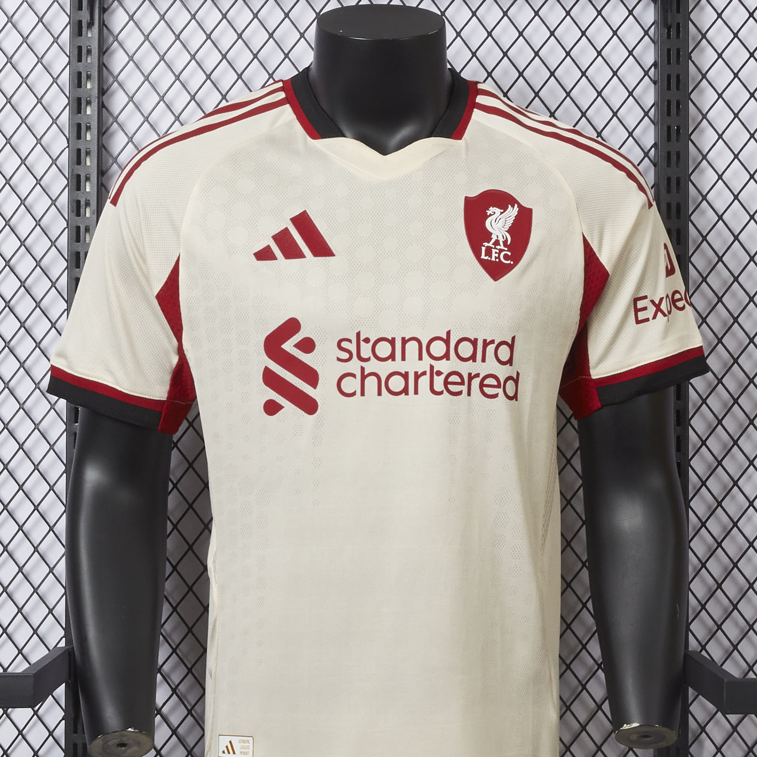AlphaJersey-Liver.pool 25-26 Away Beige Jersey - Player Version