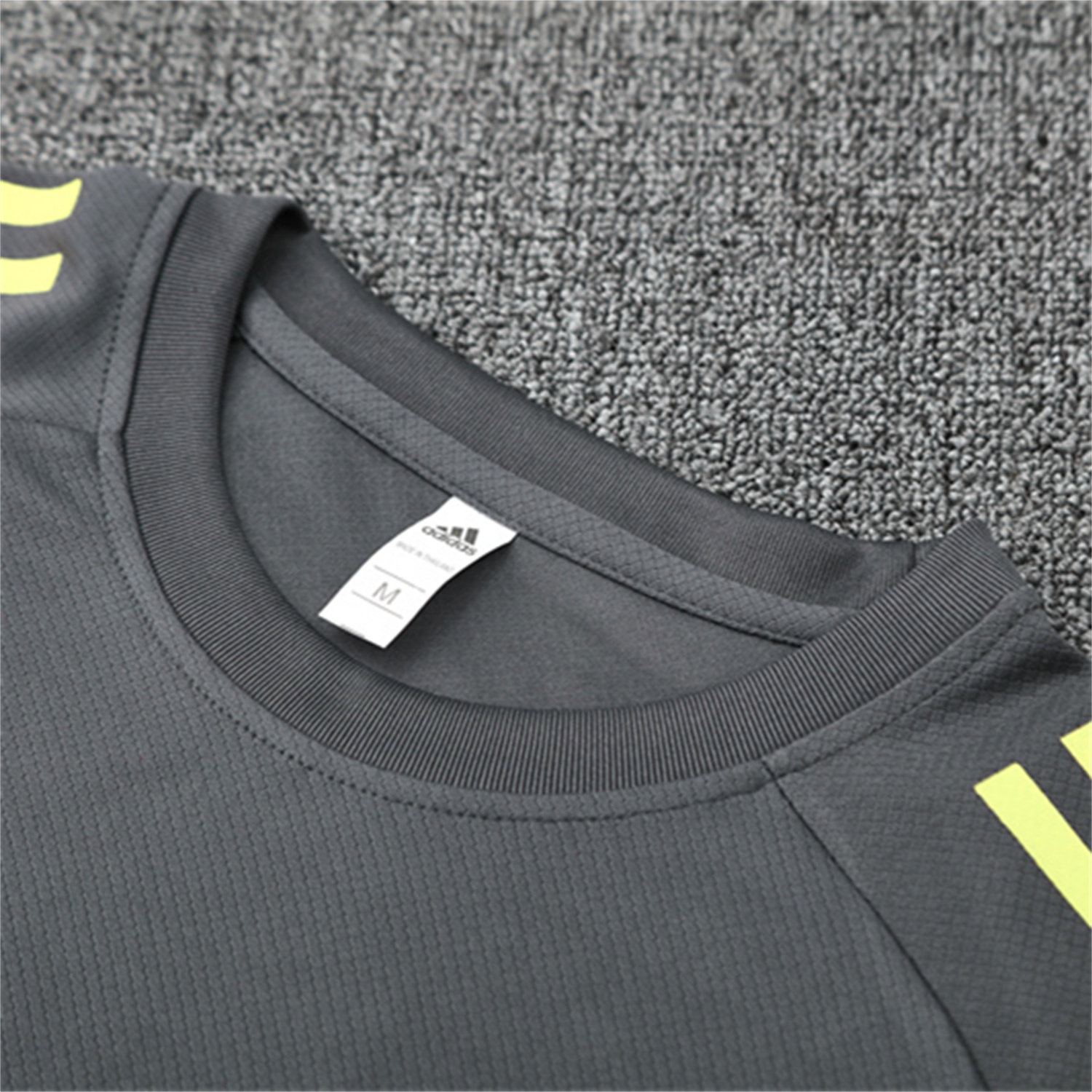 AlphaJersey-Real Madrid 25-26 Kids Short-Sleeve Training Set - Deep Grey Top and Shorts