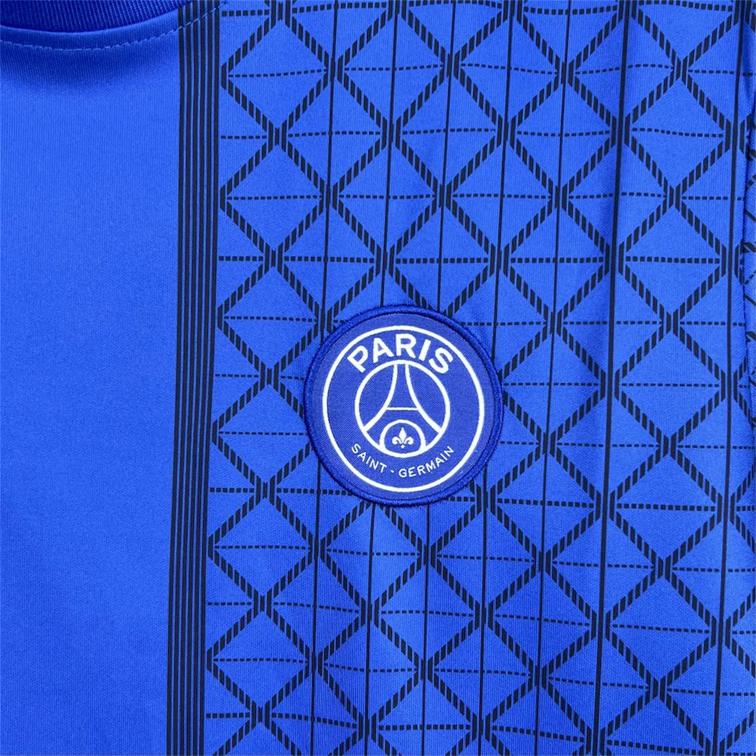 AlphaJersey-Paris Saint-Germain PSG 25-26 Blue Pre-Match Training Jersey - Fans Version