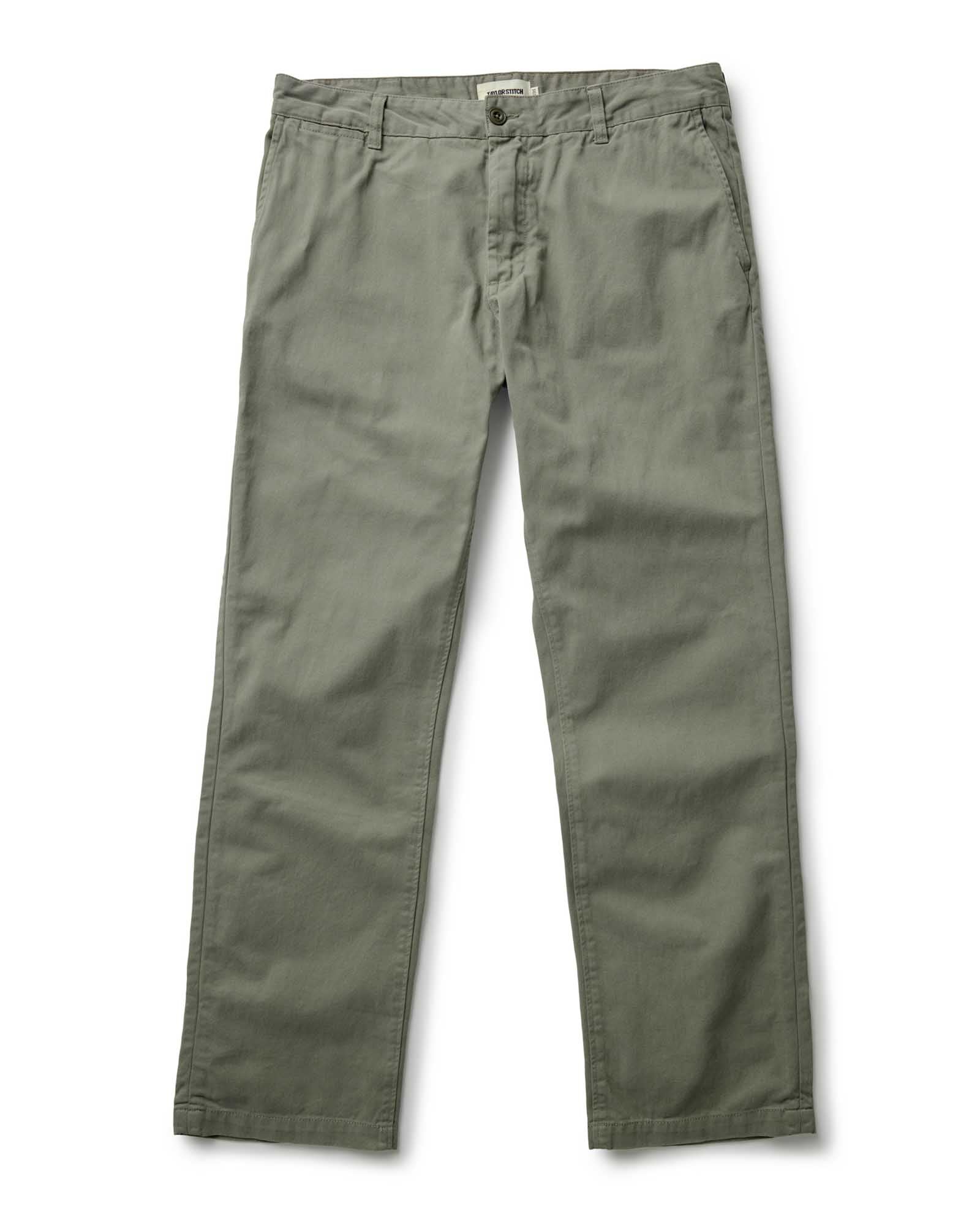 The Straight Foundation Pant in Organic Smoked Olive | Modern Menswear by yycbvcnbmmnbm