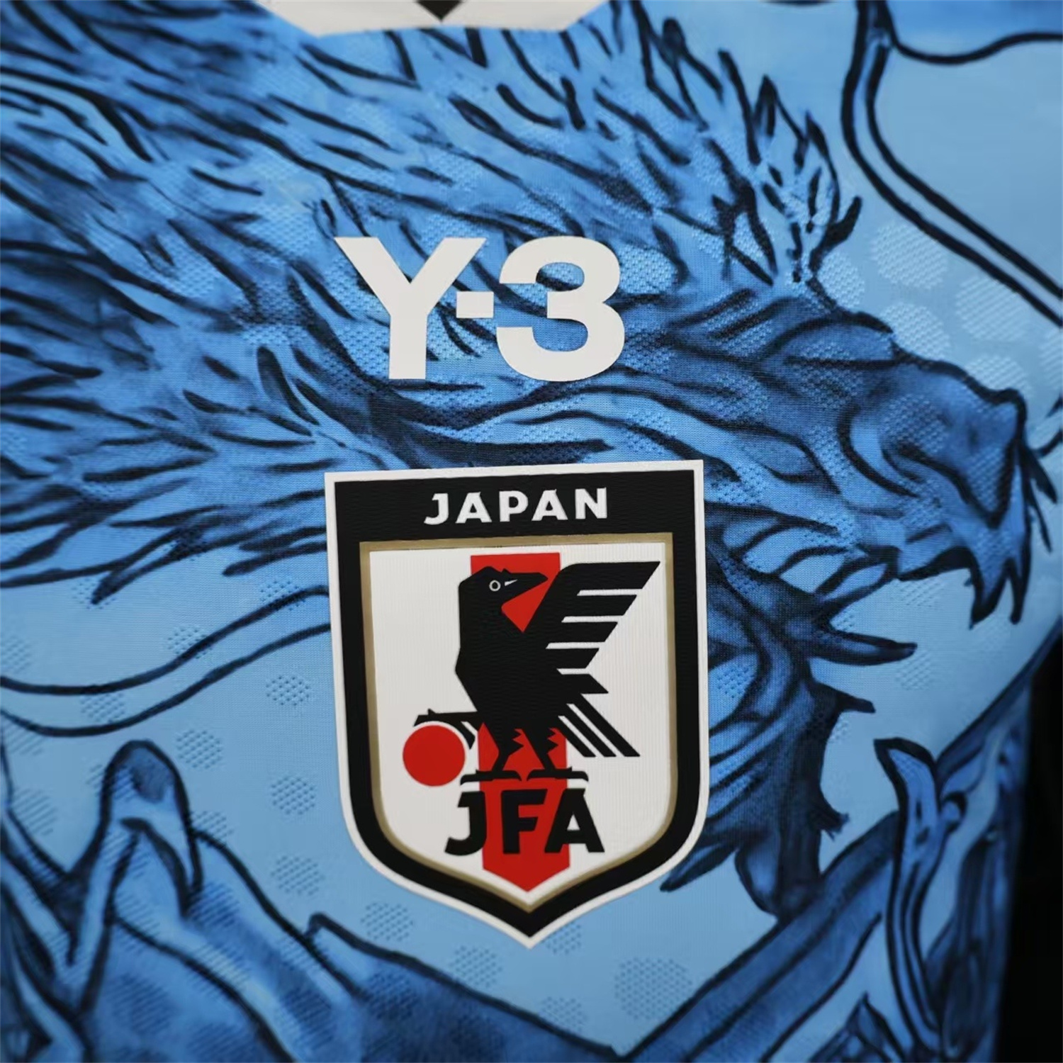 AlphaJersey-Japan 25-26 Y3 Samurai And Dragon Special Jersey - Player Version