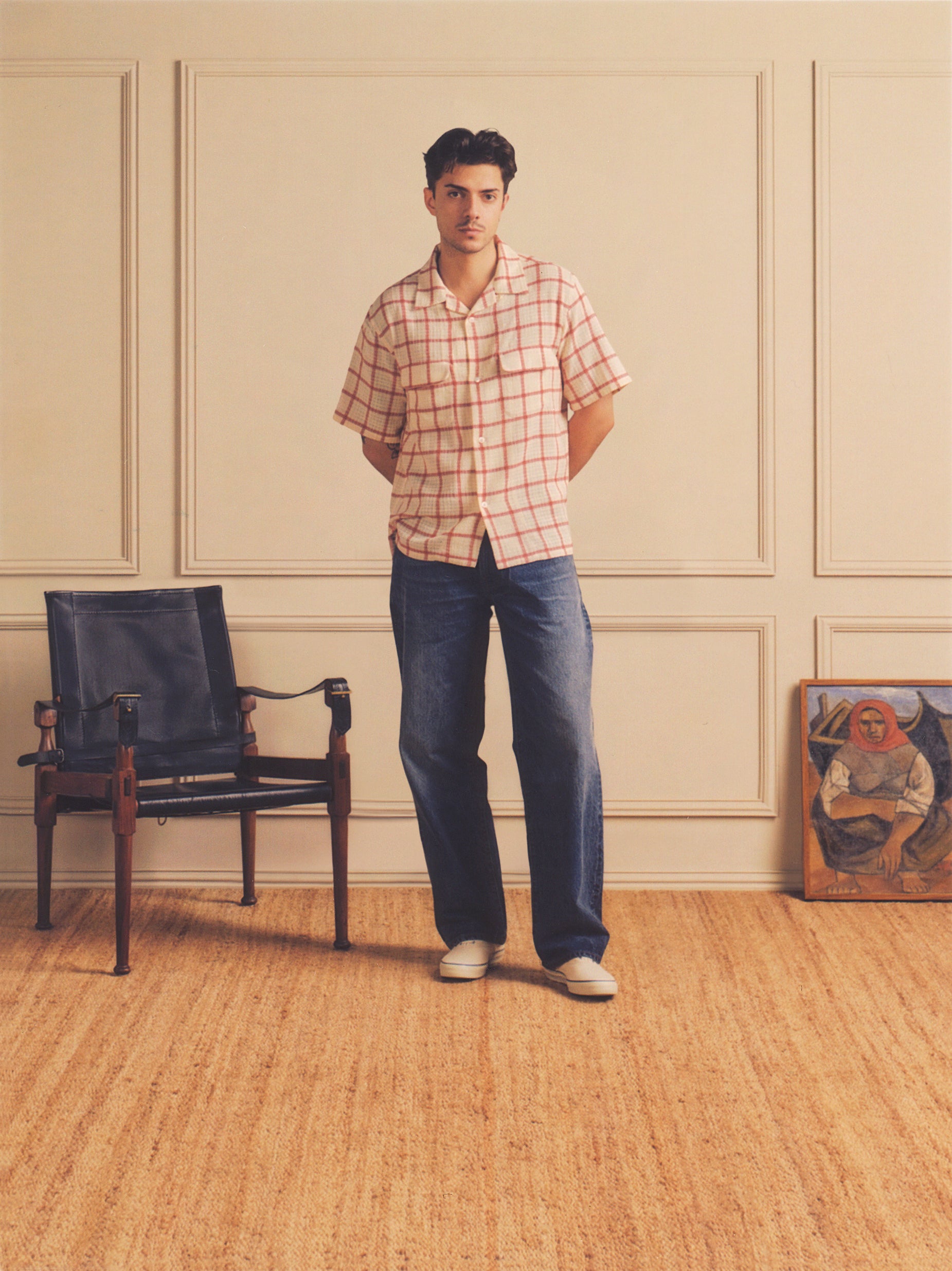 Penny Loom Cotton Shirt S/S | Modern Menswear by yycbvcnbmmnbm