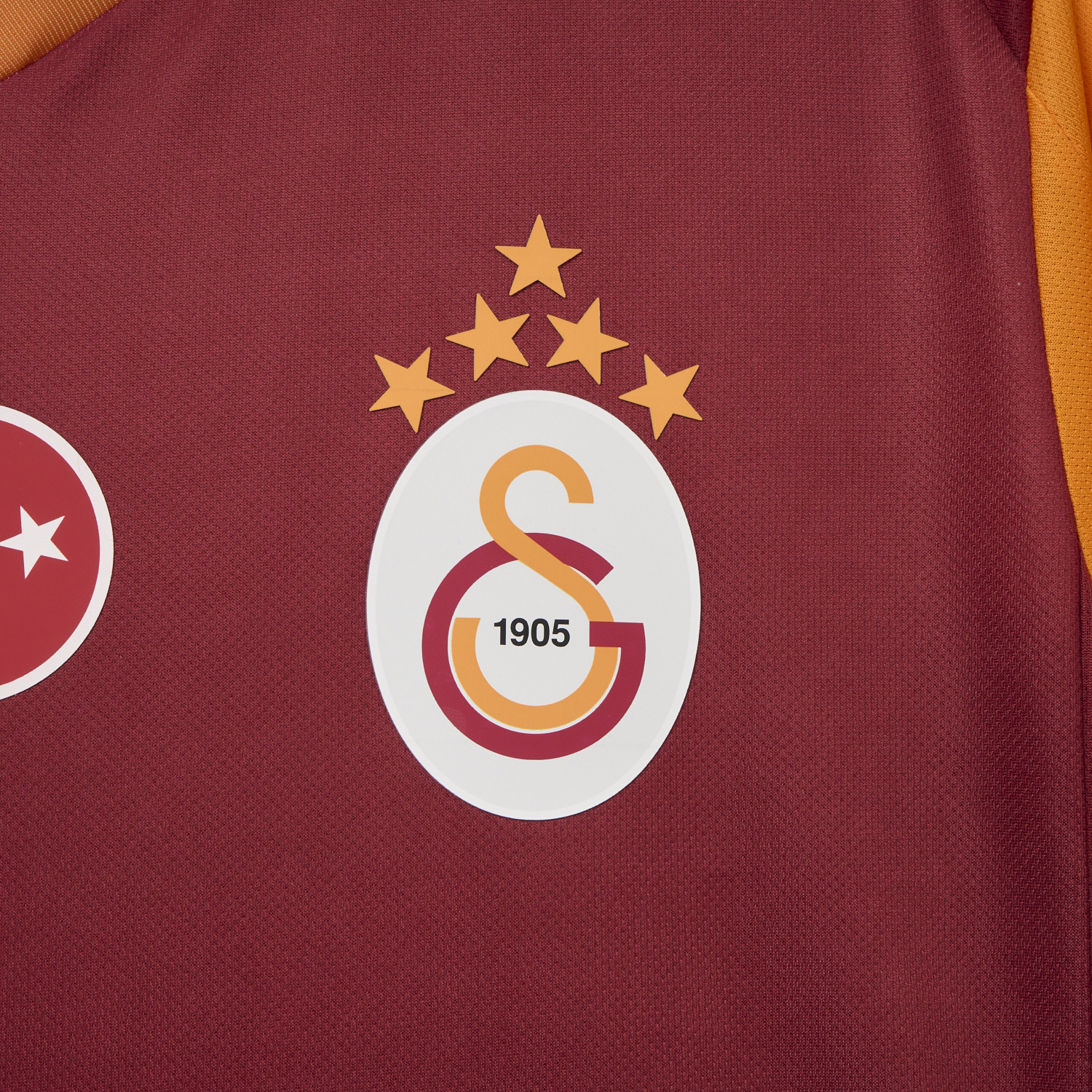 AlphaJersey-Galatasaray 25-26 Home Unsponsored Jersey with Five Stars - Fans Version