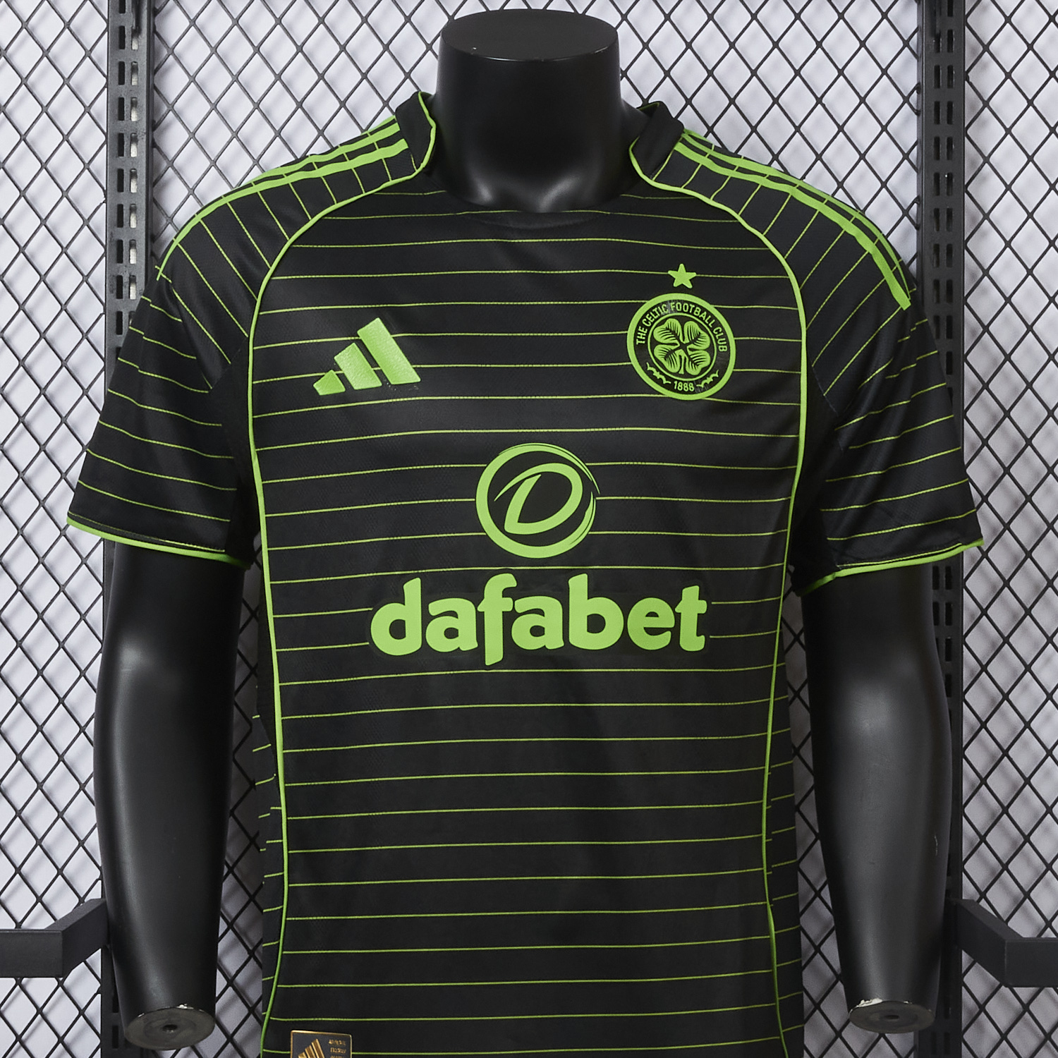 AlphaJersey-Celtic 25-26 Away Black Jersey - Player Version