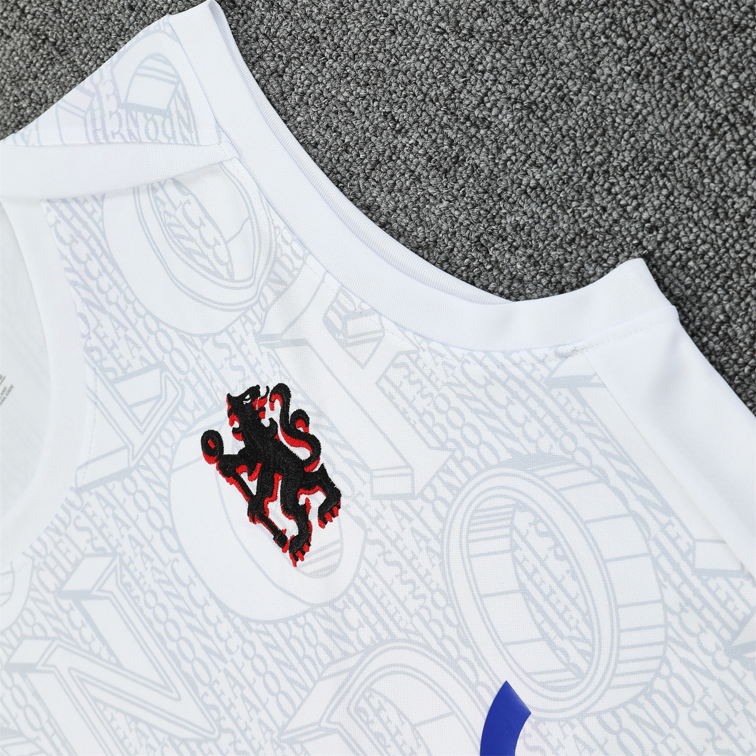 AlphaJersey-C.h.e.l.s.e.a 25-26 Training Vest Suit - White