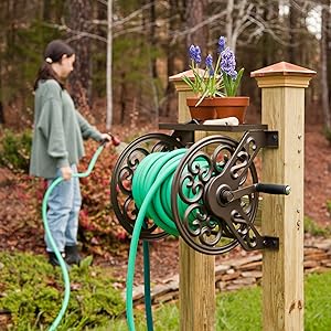 HOLDS 125 FEET OF GARDEN HOSE