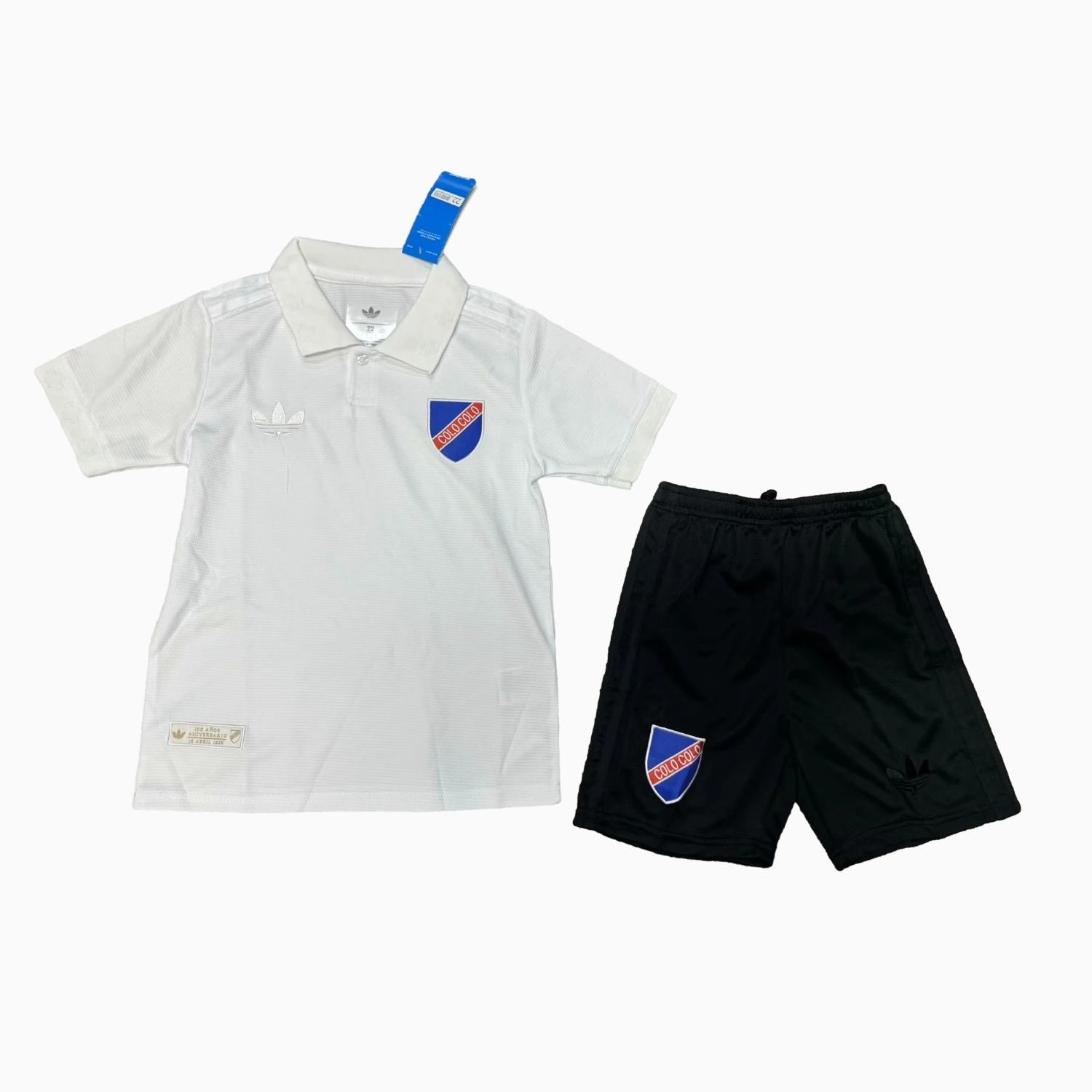 AlphaJersey-Colo Colo 2025 Centenary Special Edition Unsponsored Kids Kit