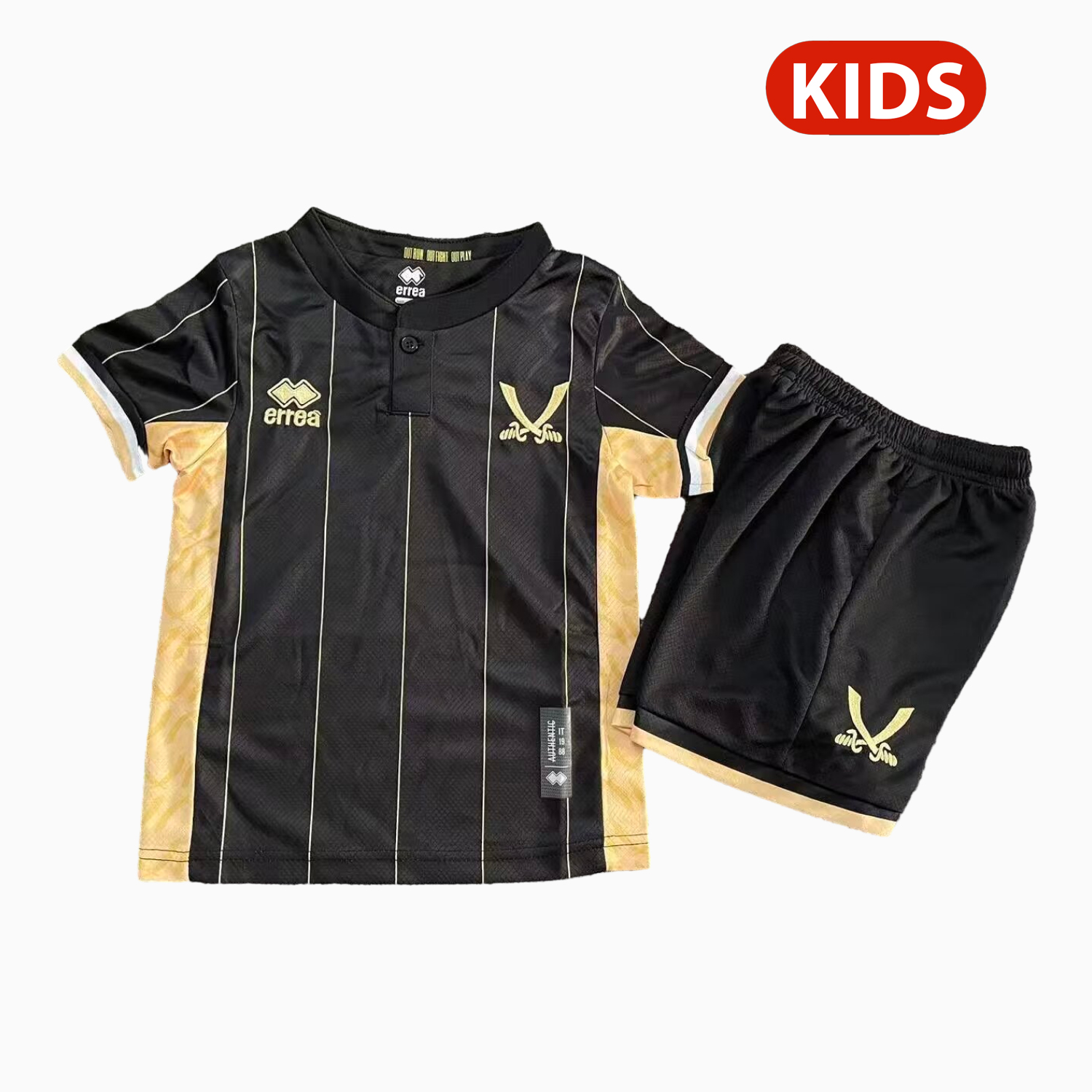 AlphaJersey-Sheffield United 25-26 Black Goalkeeper Kids Kit