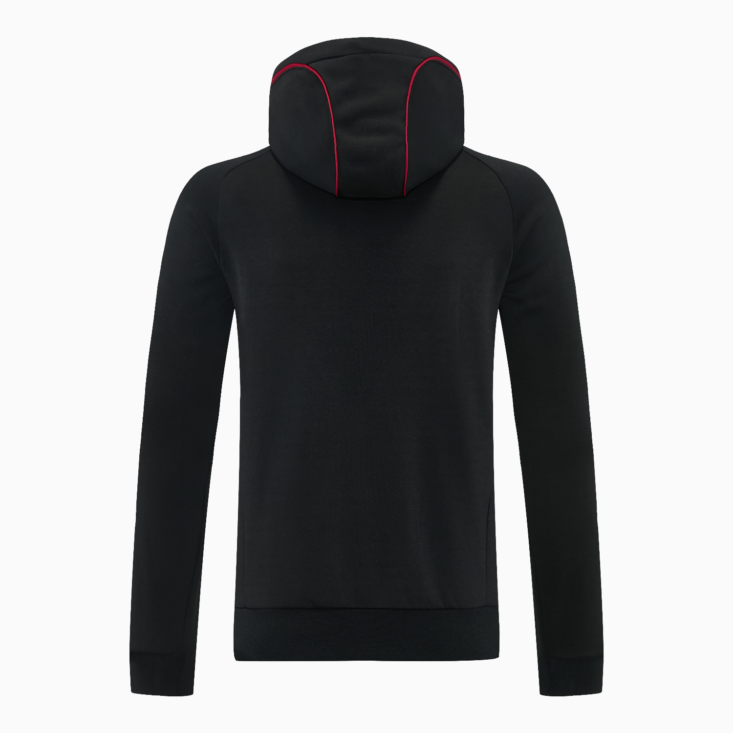 AlphaJersey-Liver.pool 25-26 Hooded Windbreaker Training Set - Black Top & Black Pants