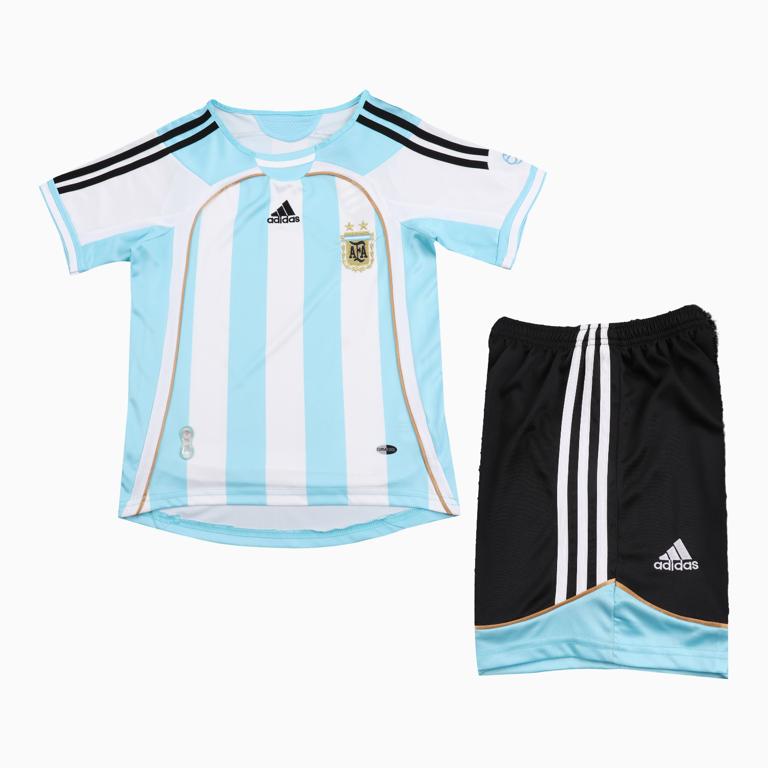 AlphaJersey-Retro Argentina 2006 Home Kids Kit
