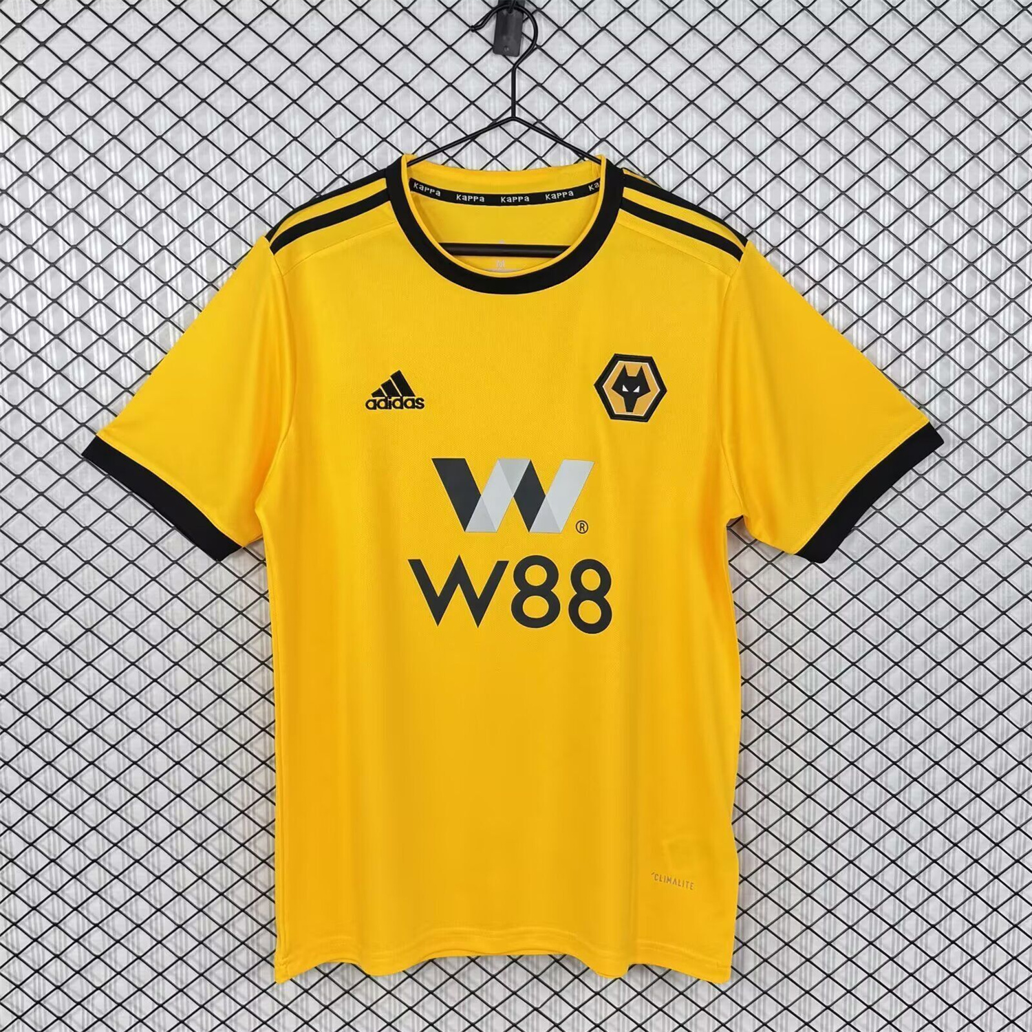 AlphaJersey-Retro Wolverhampton Wanderers Wolves 2018-19 Home Jersey
