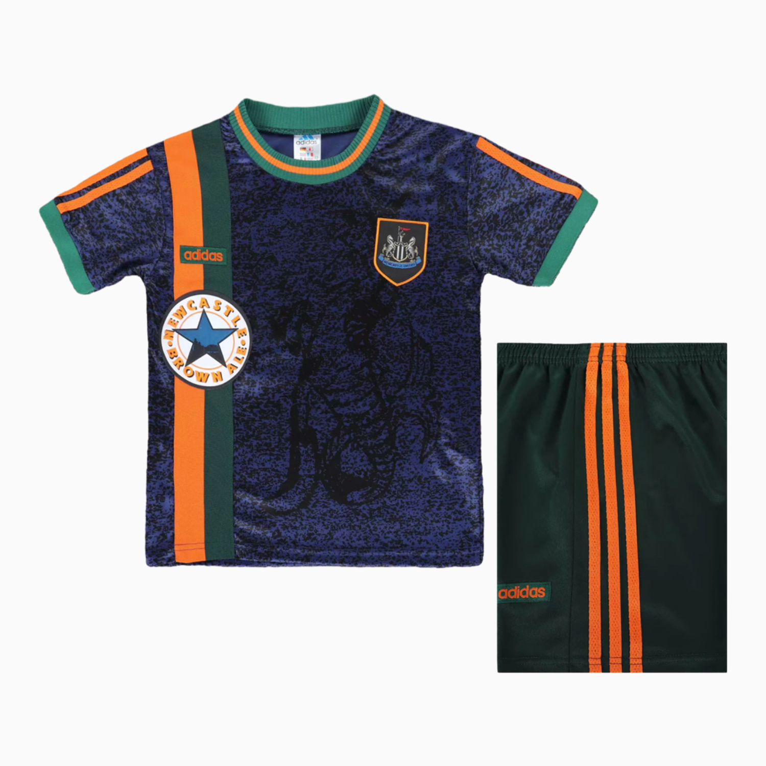 AlphaJersey-Retro Newcastle United 1997-98 Away Kids Kit