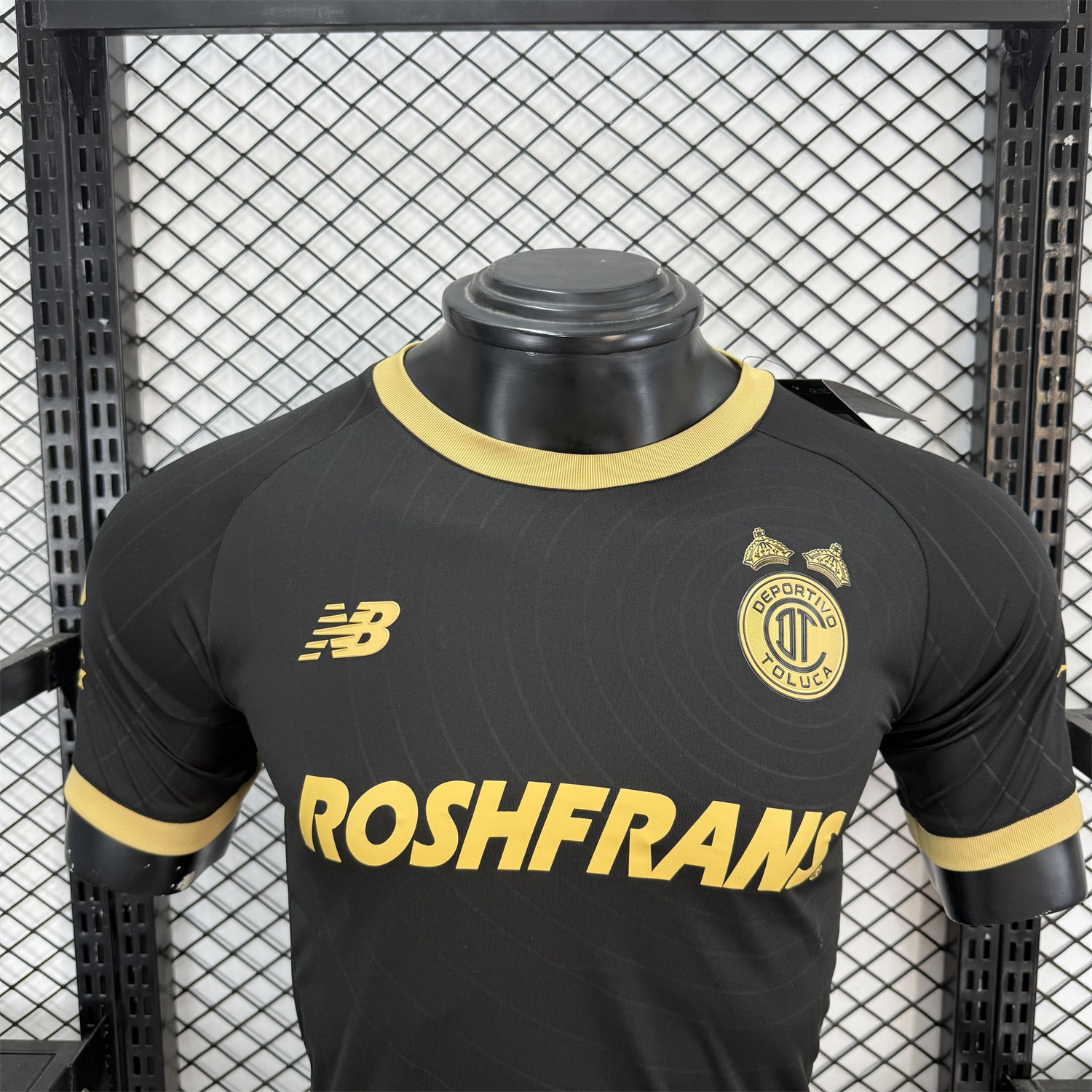 AlphaJersey-【The Double Winners】Toluca 25-26 Black Special Jersey - Player Version