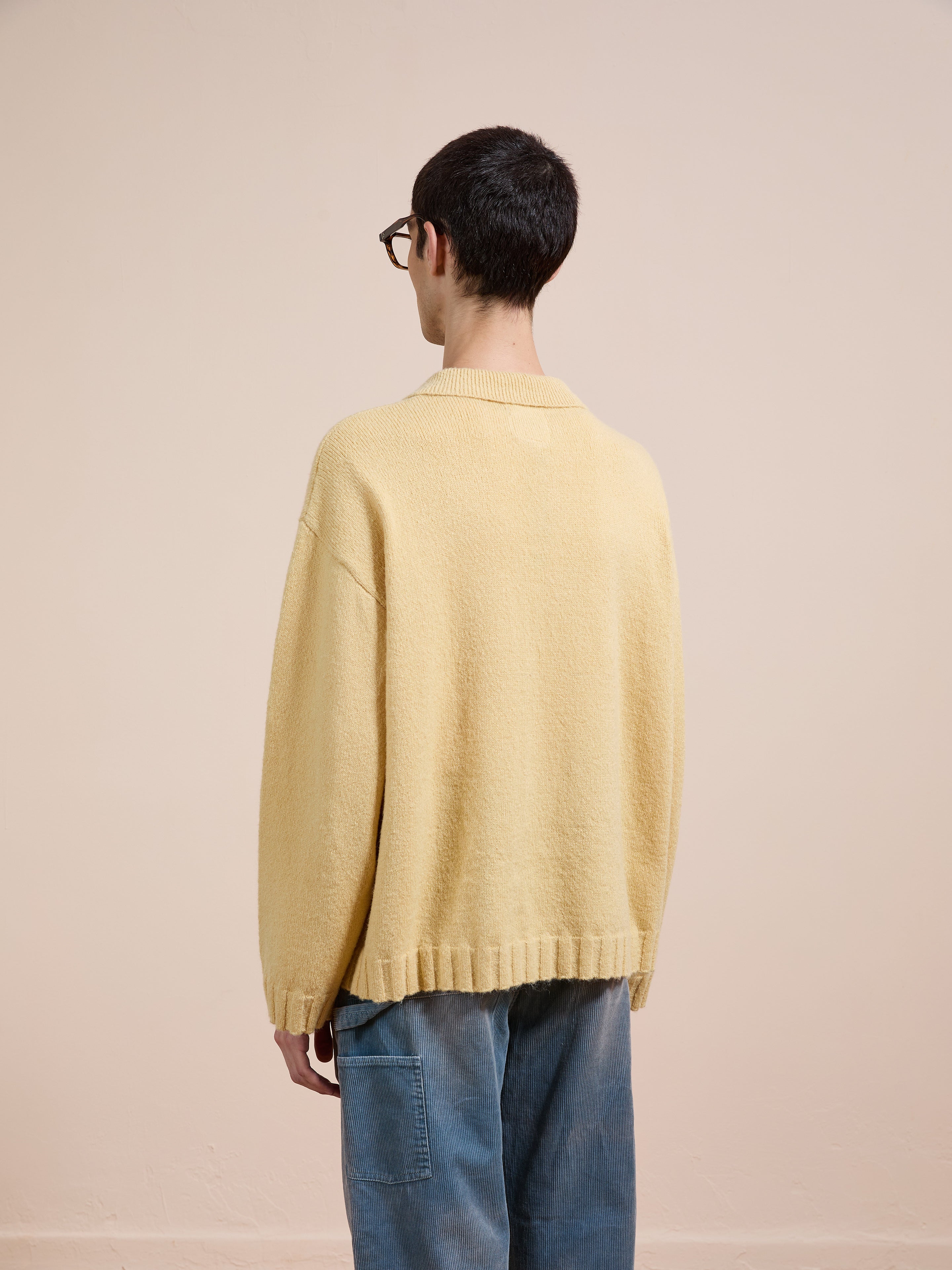 Knit LS Polo Sweater | Modern Menswear by yycbvcnbmmnbm