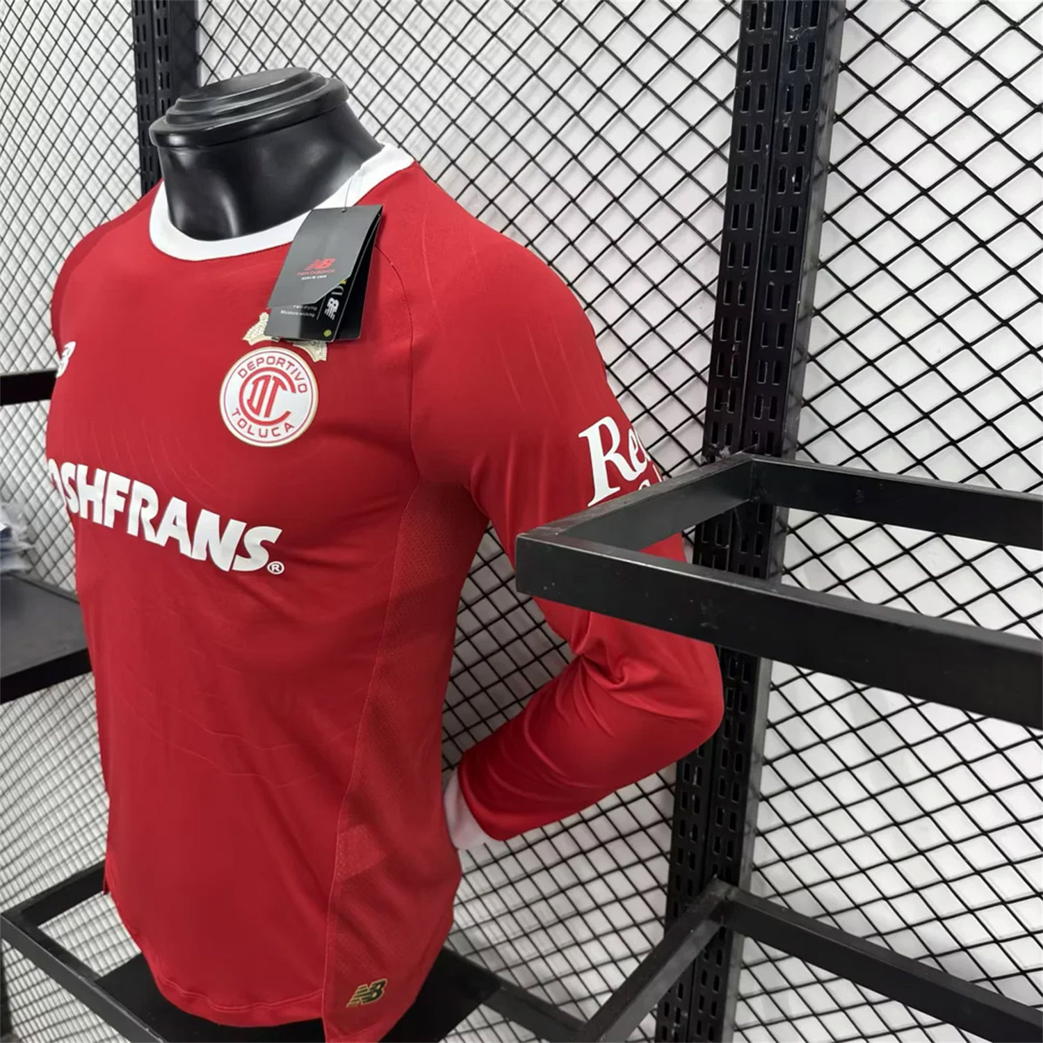 AlphaJersey-Toluca 25-26 Red Special Long Sleeves Jersey - Player Version