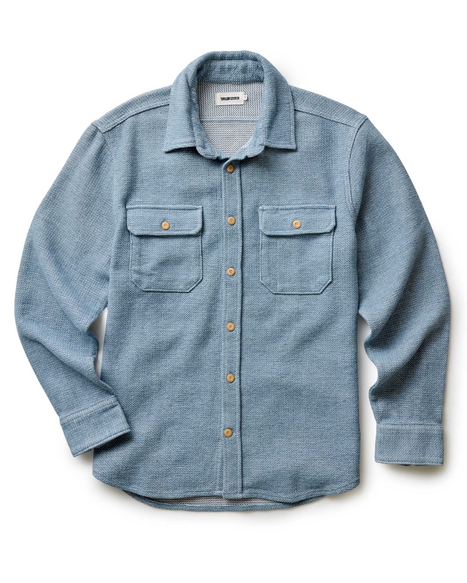 The Division Shirt in Washed Indigo | Modern Menswear by yycbvcnbmmnbm