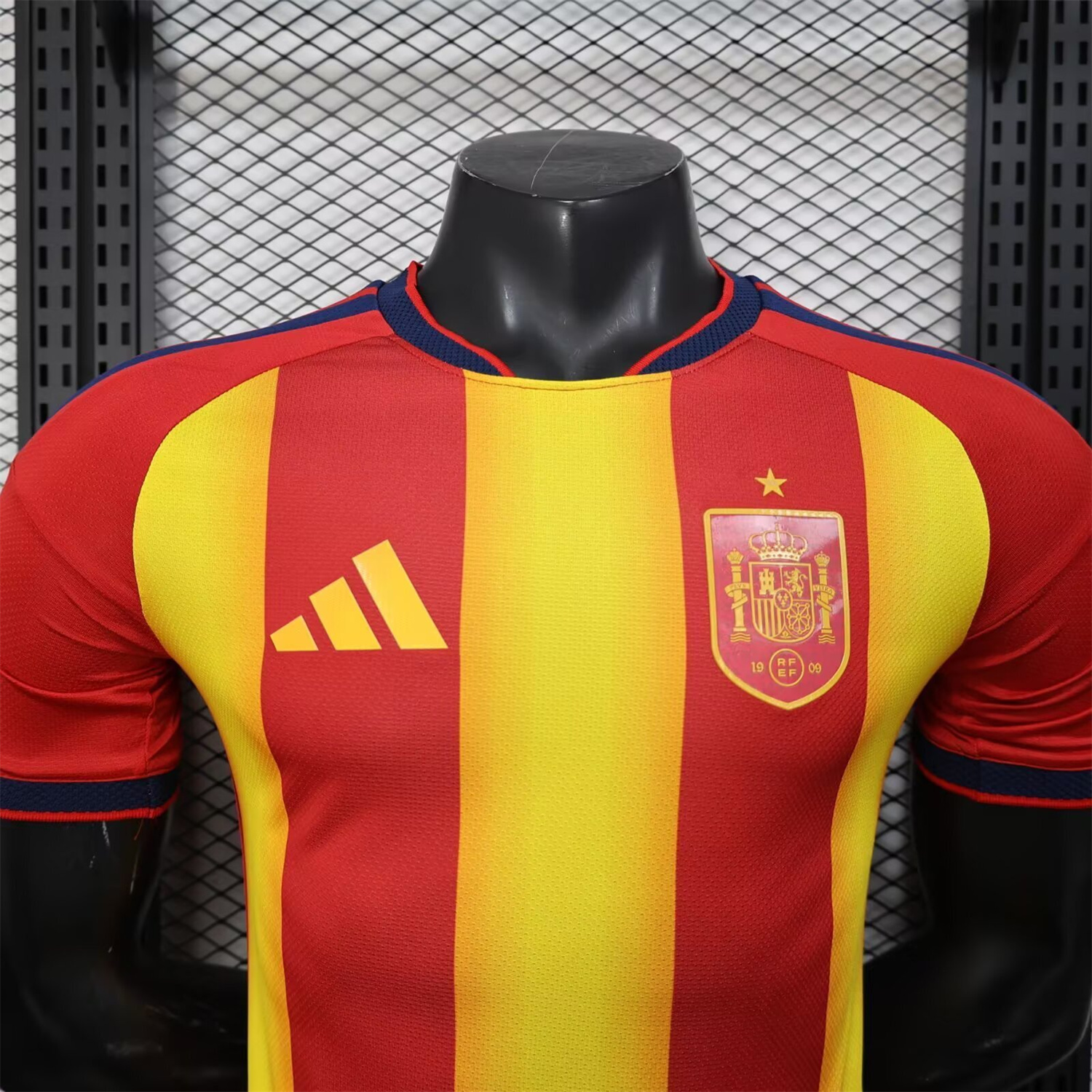 AlphaJersey-Spain 2026 Red And Yellow Stripes Special Jersey - Player Version