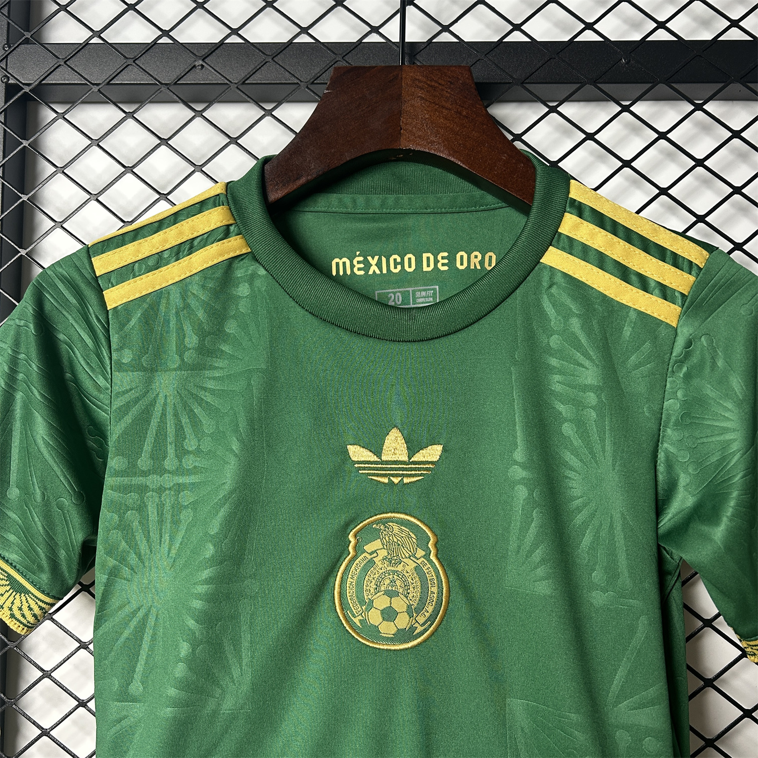 AlphaJersey-Mexico 2025 Gold Cup Green Kids Kit