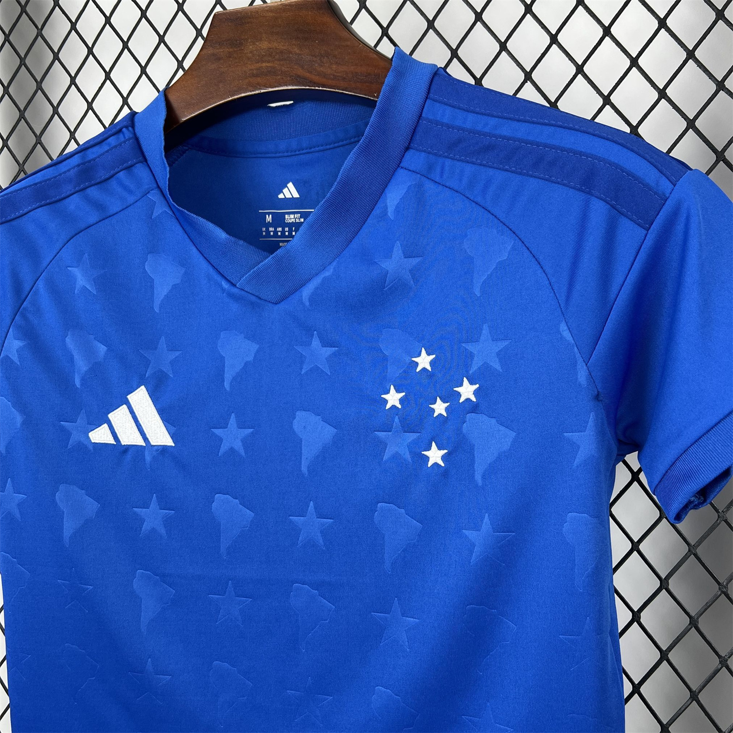AlphaJersey-Women's Cruzeiro 25-26 Home Blue Cropped Jersey
