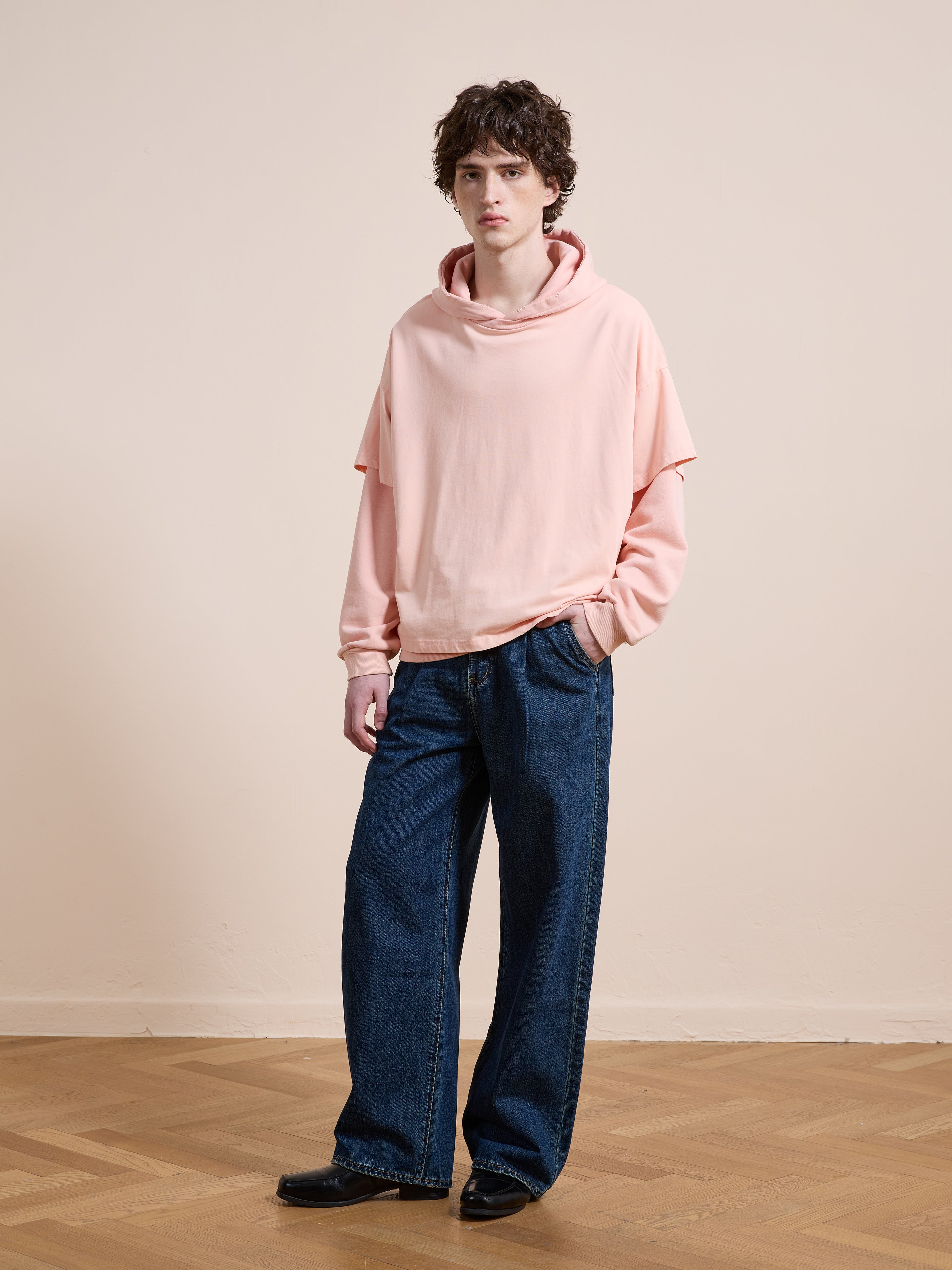 Double Layer Hoodie | Modern Menswear by yycbvcnbmmnbm