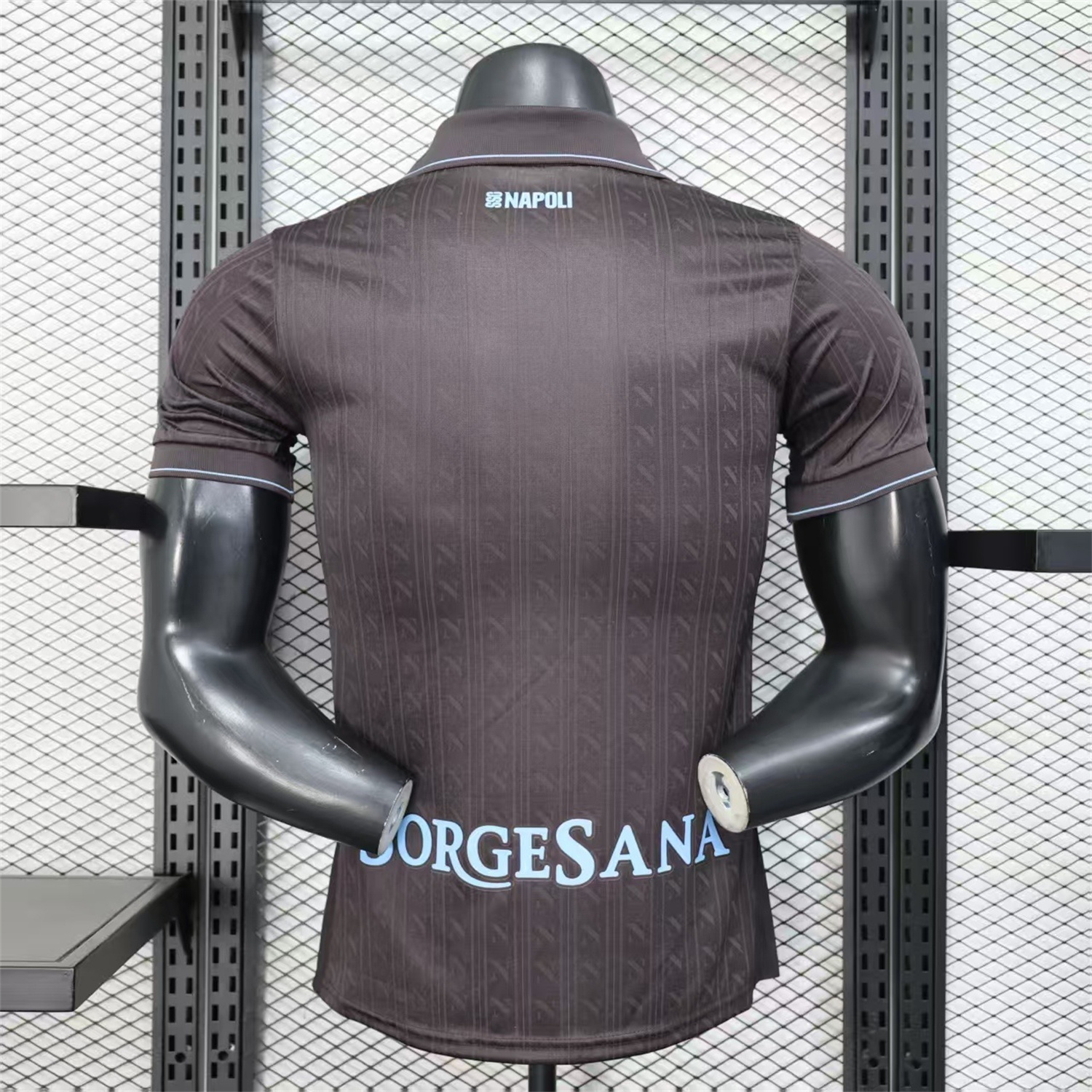 AlphaJersey-Napoli 25-26 Third Black Jersey - Player Version