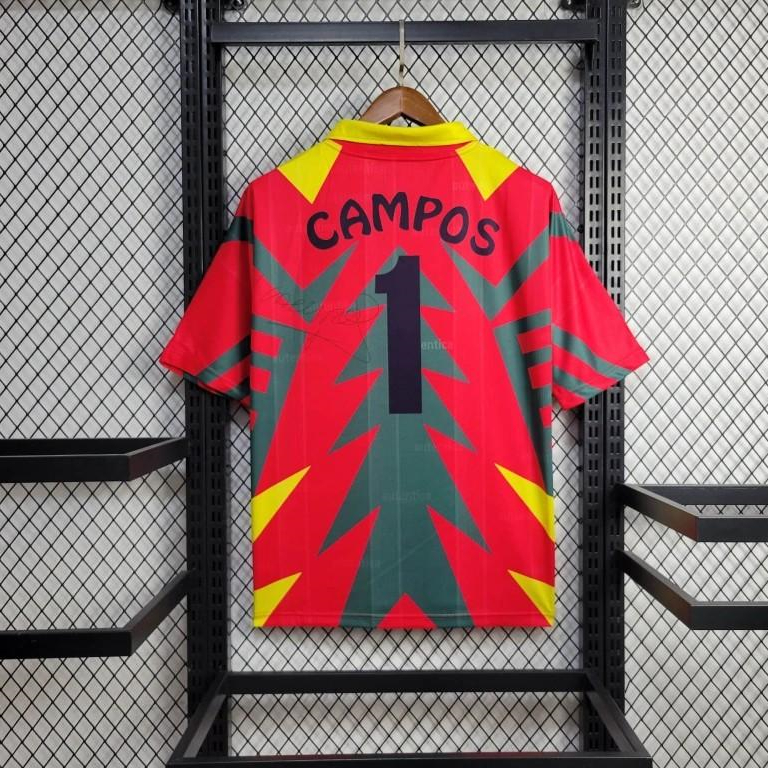 AlphaJersey-Retro Mexico 1998 World Cup Goalkeeper Red Jersey