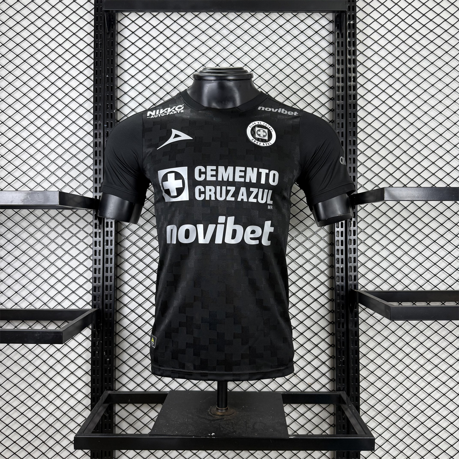 AlphaJersey-Cruz Azul 25-26 Third Black Jersey - Player Version